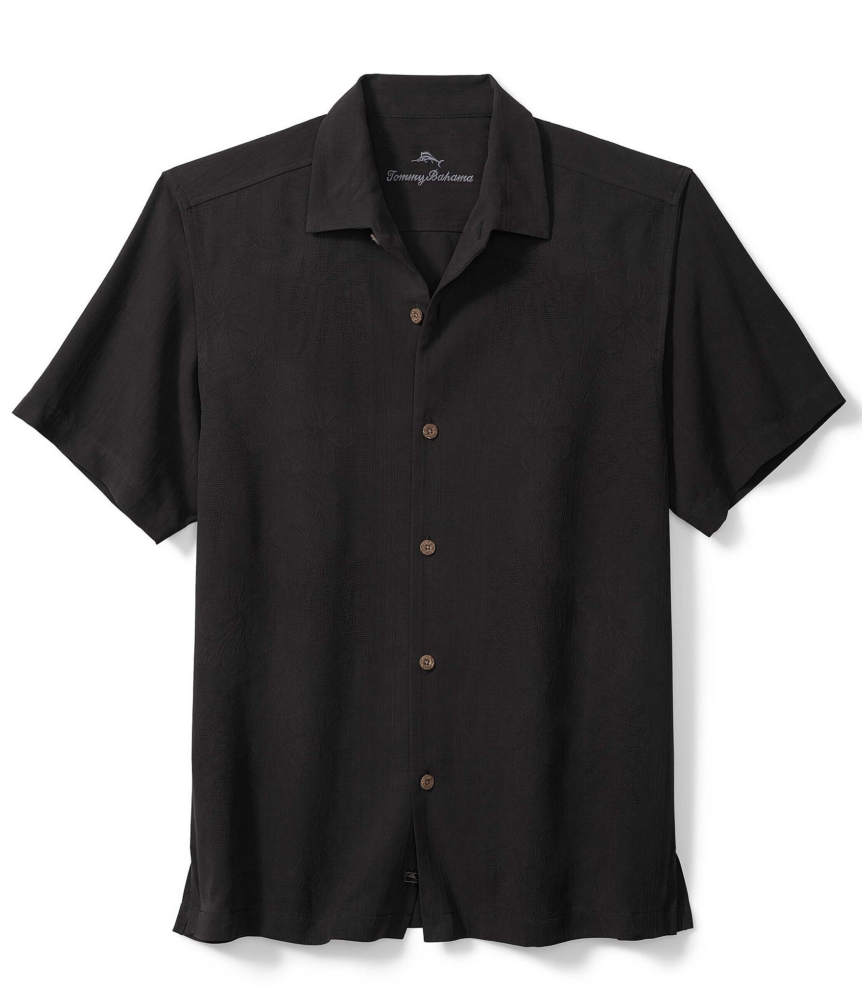 Tommy Bahama Bali Border Silk Short Sleeve Woven Shirt | Dillard's