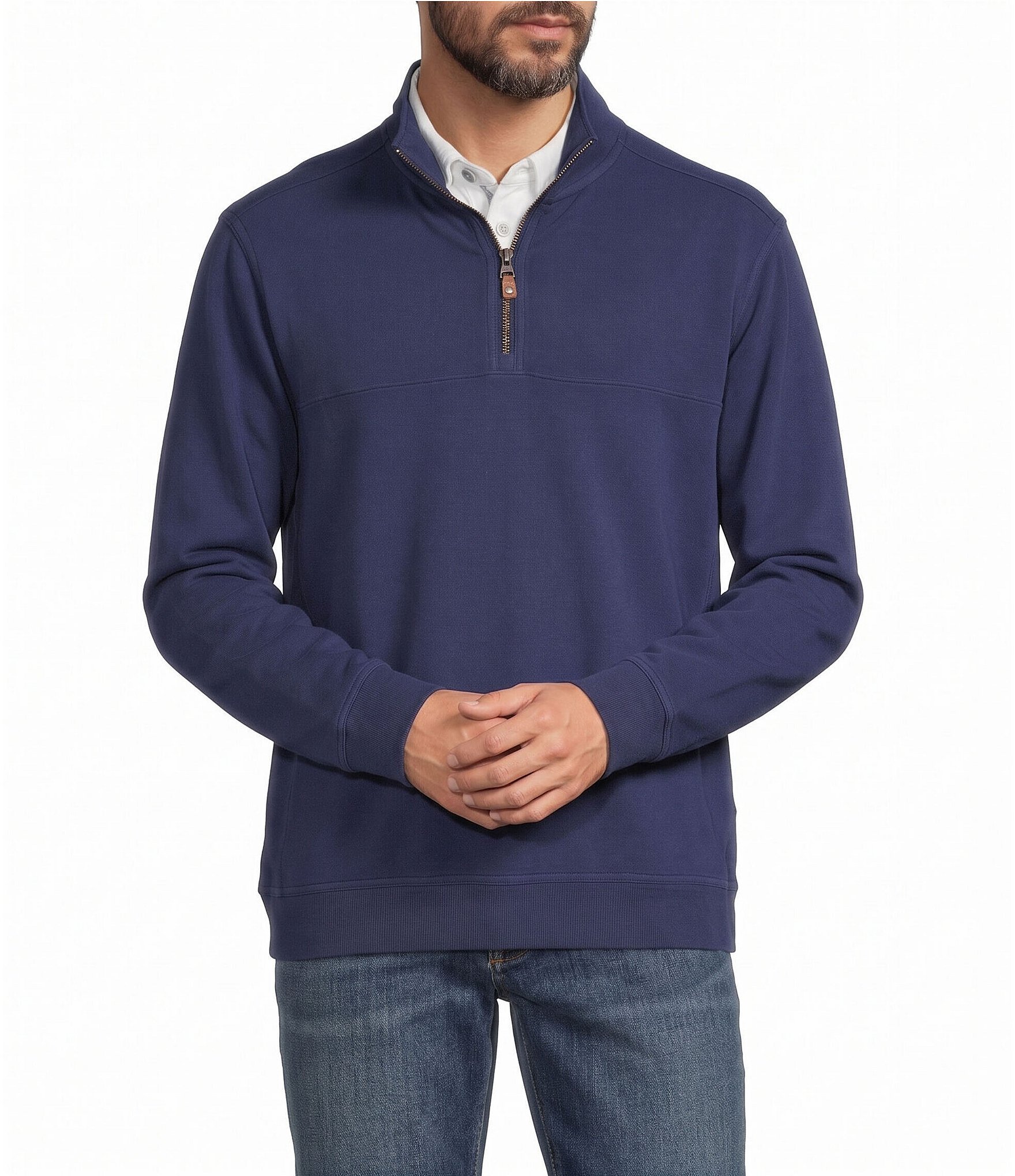 Tommy Bahama Ben and Terry Coastal Half-Zip Pullover