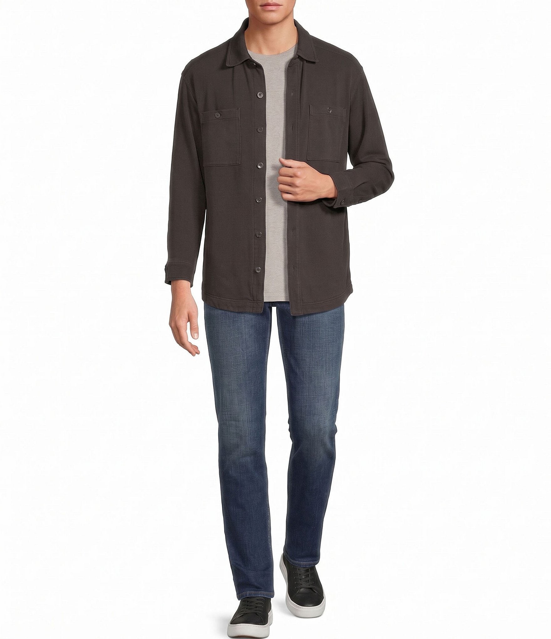 Tommy Bahama Ben And Terry Coastal Knit Shirt Jacket