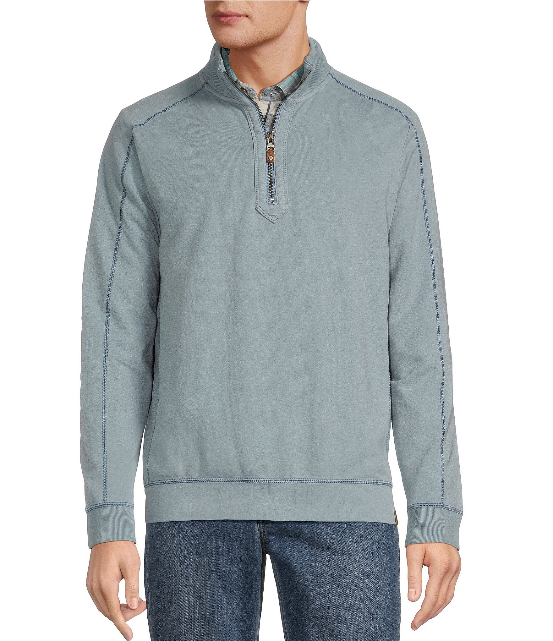 Tommy Bahama Ben And Terry Half Zip Pullover