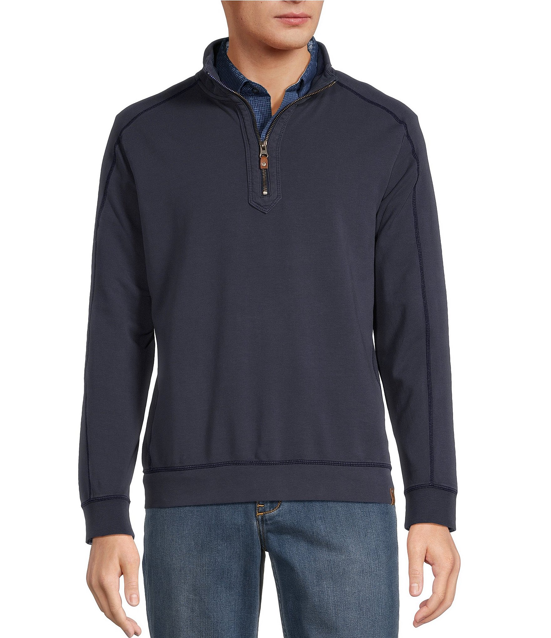 Tommy Bahama Ben And Terry Half Zip Pullover