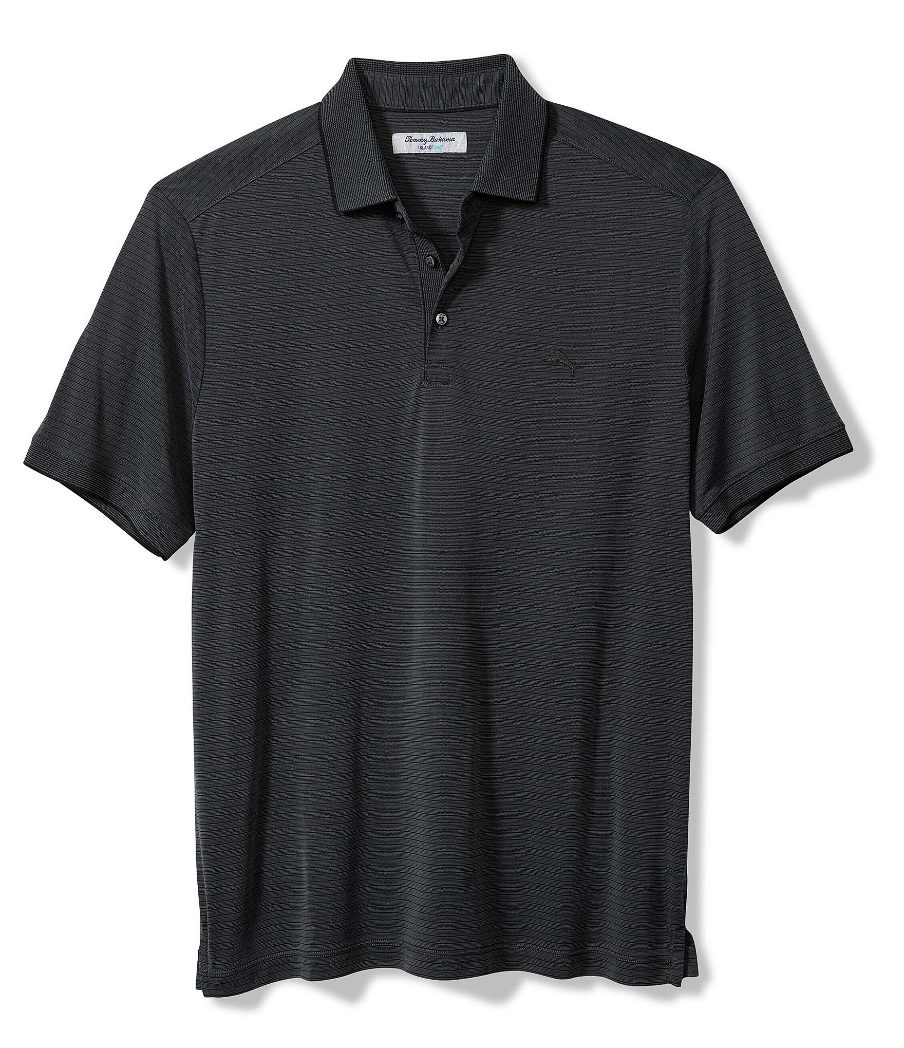 Tommy Bahama Big & Tall Bay Stripe Short Sleeve Polo Shirt