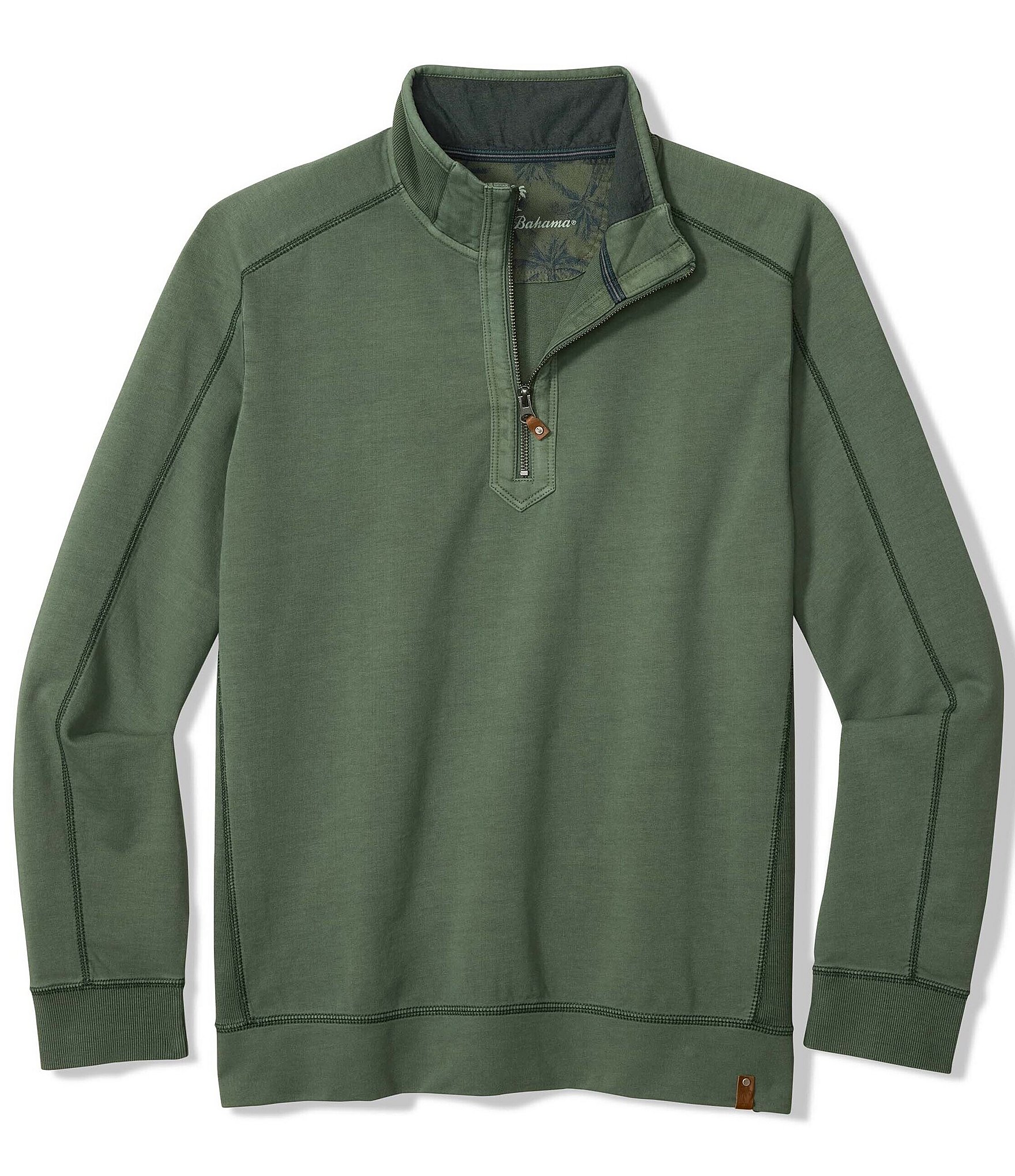 Tommy Bahama Big & Tall Ben And Terry Half Zip Pullover