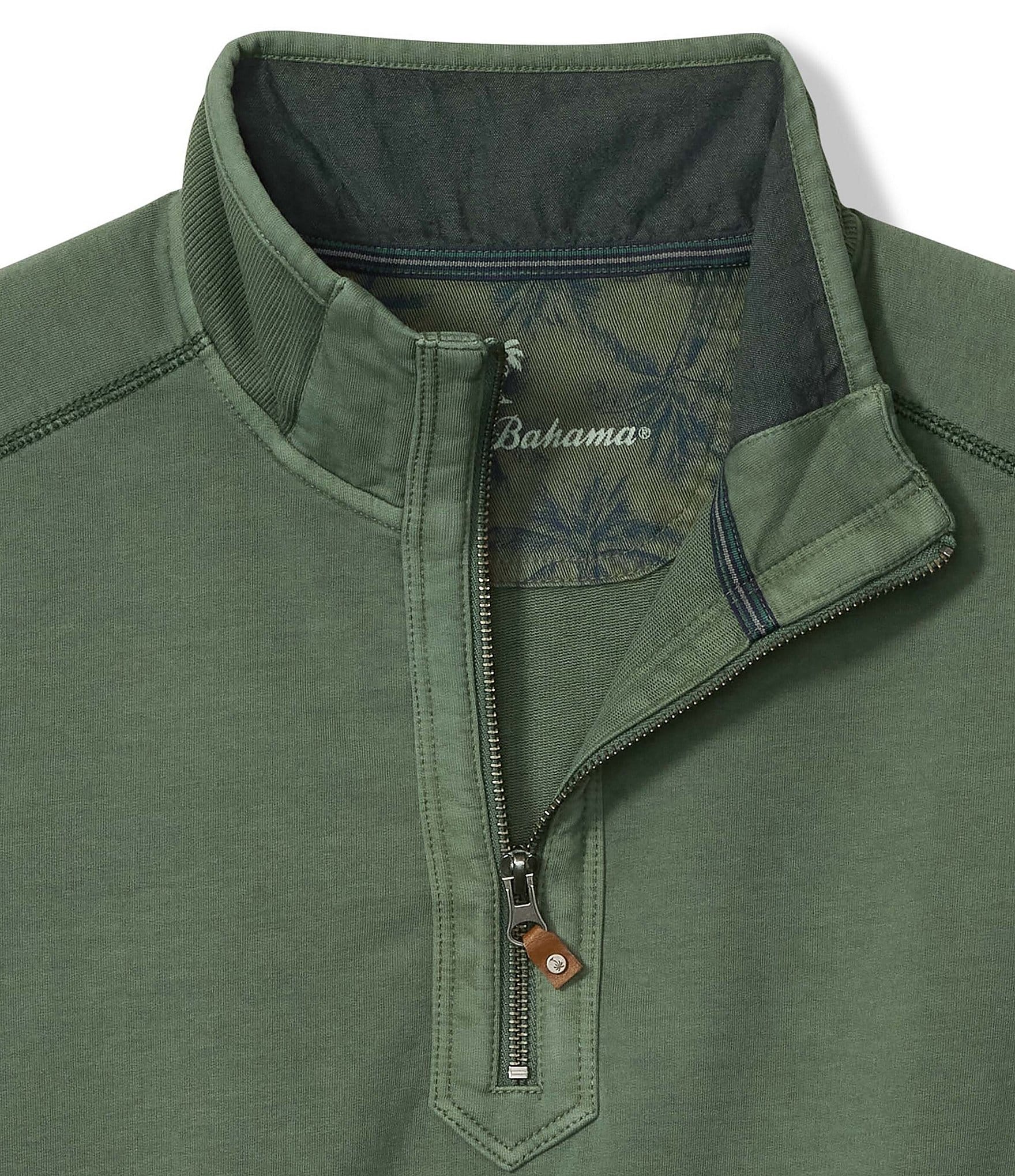 Tommy Bahama Big & Tall Ben And Terry Half Zip Pullover