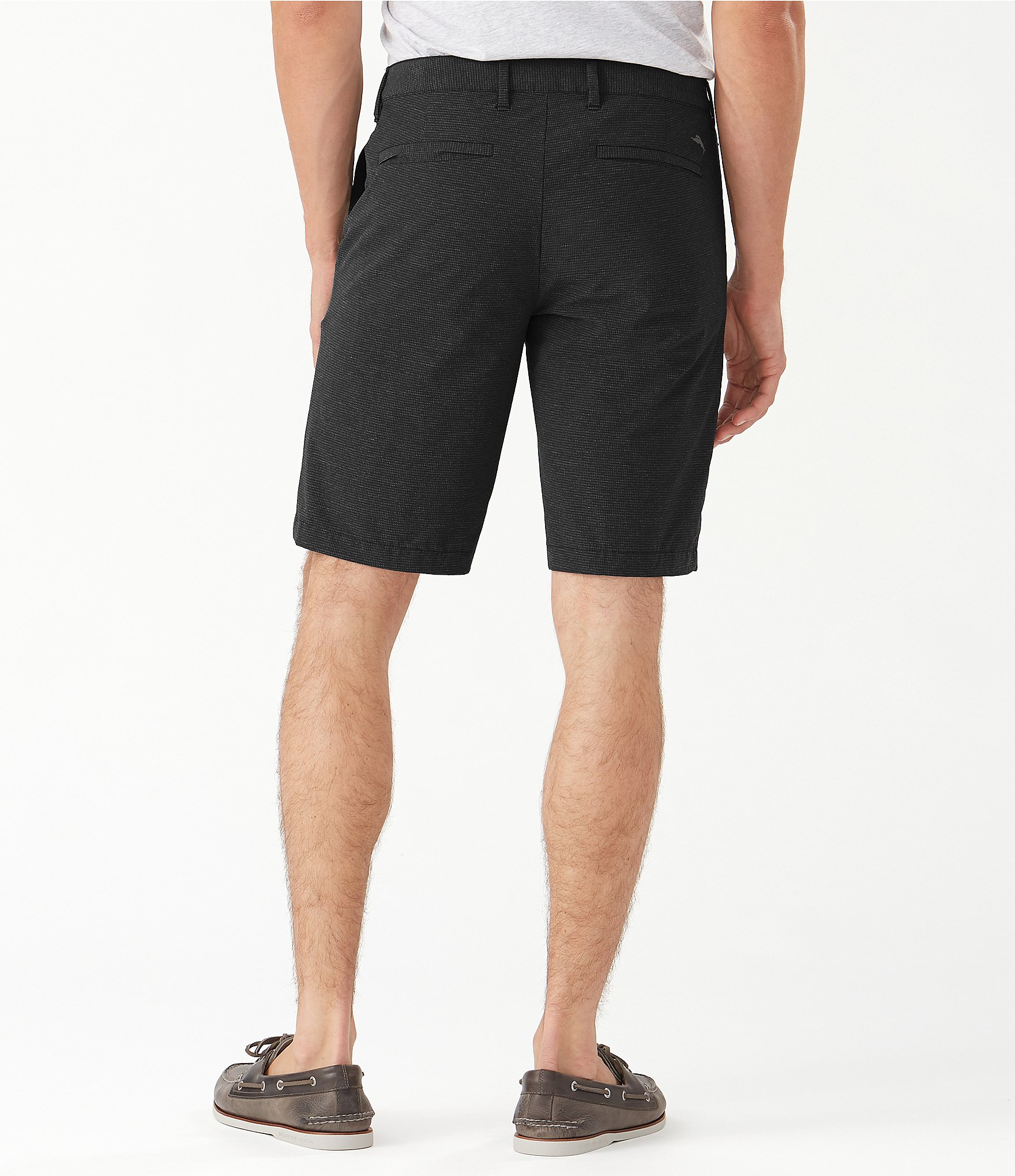 Tommy Bahama Big & Tall Flat Front Chip Shot 10#double; & 11#double; Inseam Shorts