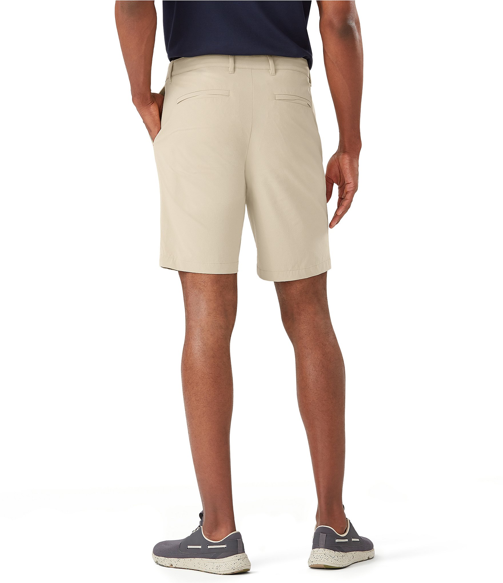 Tommy Bahama Big & Tall Flat Front Chip Shot 10#double; & 11#double; Inseam Shorts