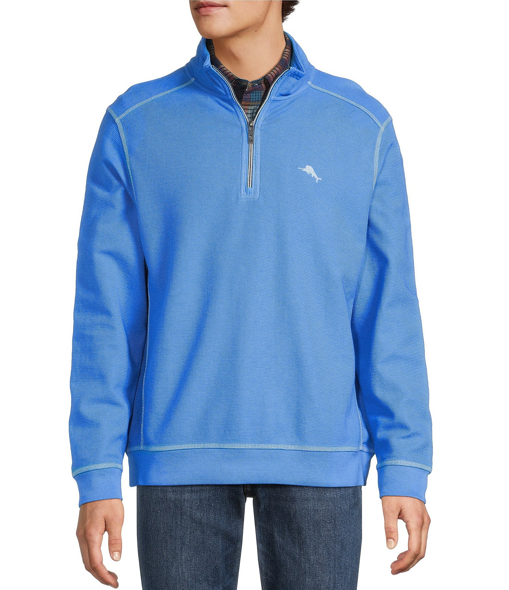 Tommy Bahama Big & Tall Montego Bay Half-Zip Pullover