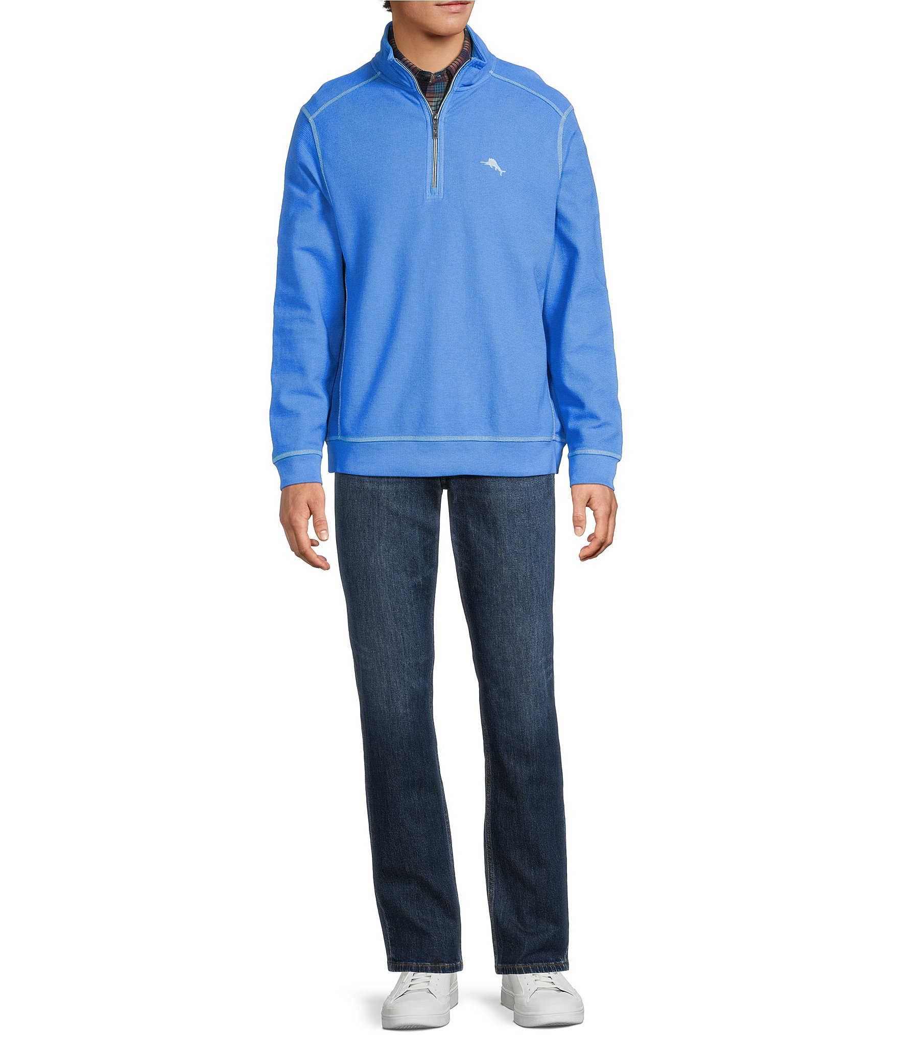 Tommy Bahama Big & Tall Montego Bay Half-Zip Pullover