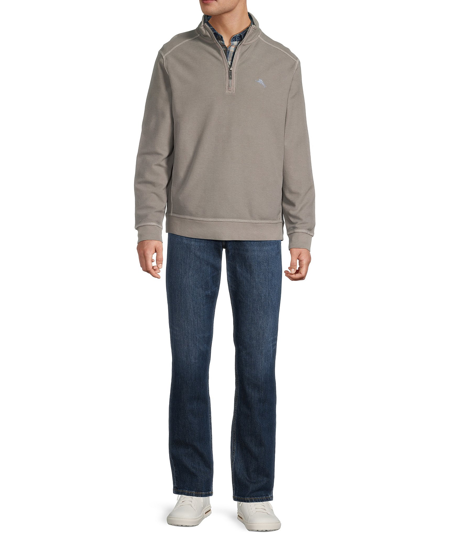 Tommy Bahama Big & Tall Montego Bay Half-Zip Pullover