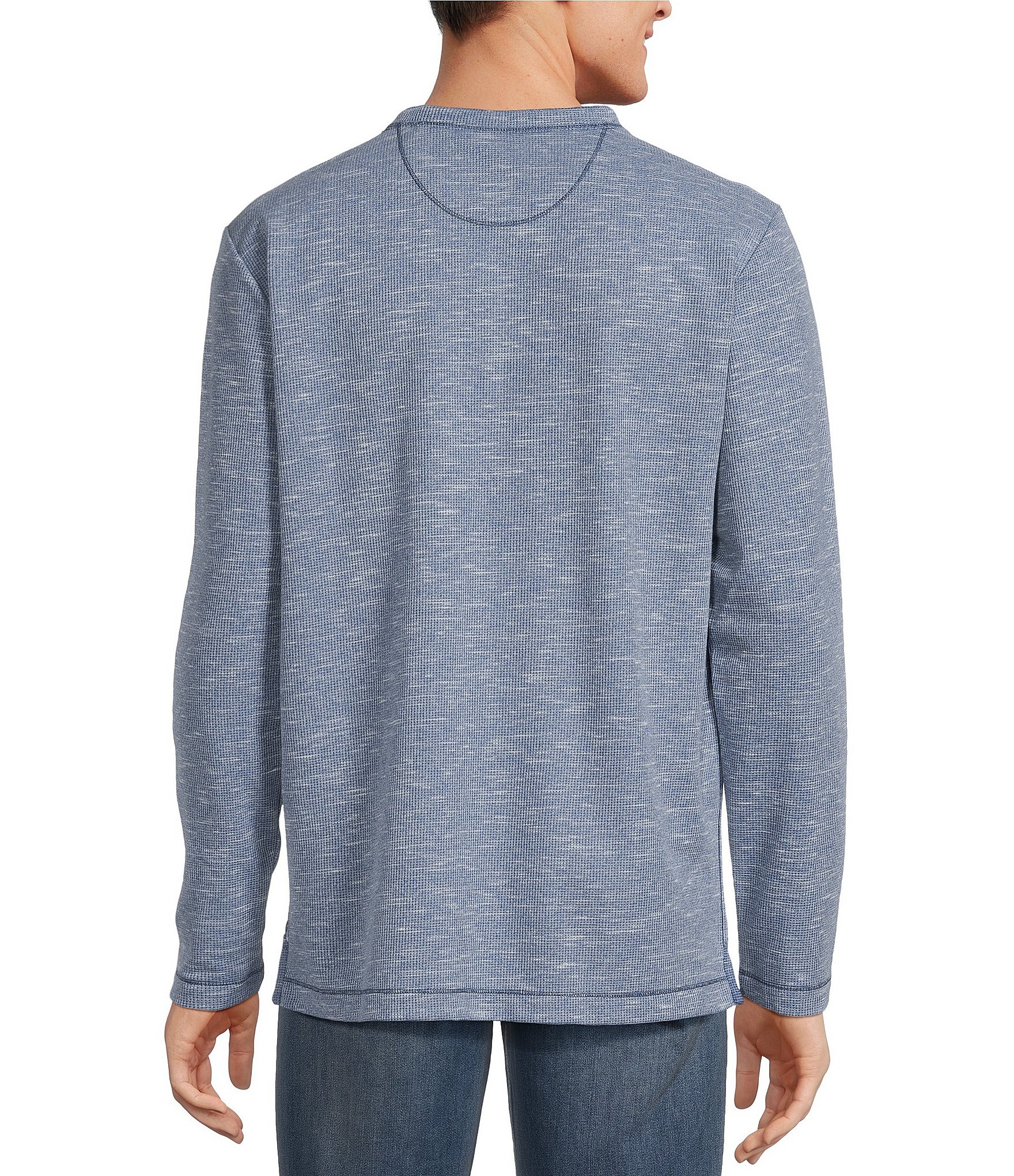 Tommy Bahama Big & Tall Morro Beach Long Sleeve Henley T-Shirt