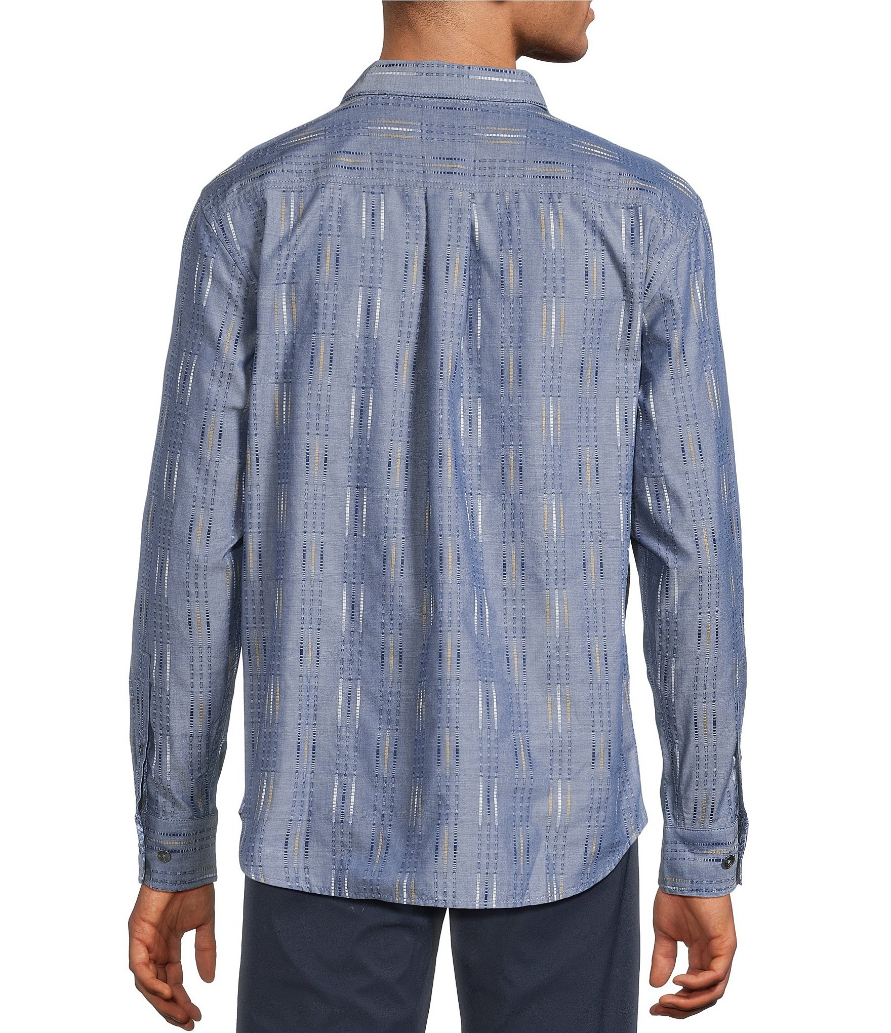 Tommy Bahama Cabrera Stripe Long Sleeve Woven Shirt