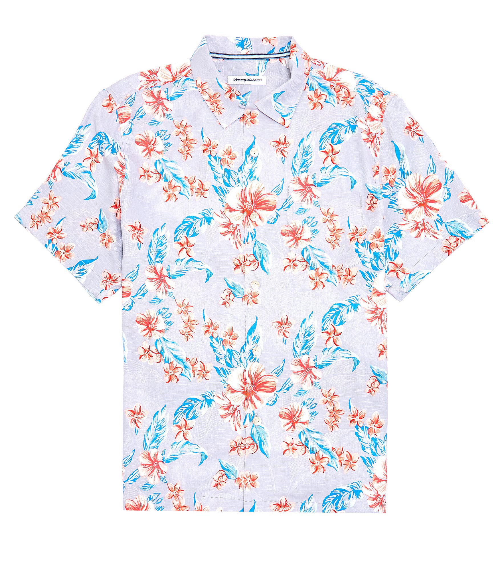 Tommy Bahama Cape Hibiscus Short Sleeve Woven Camp Shirt | Dillard's