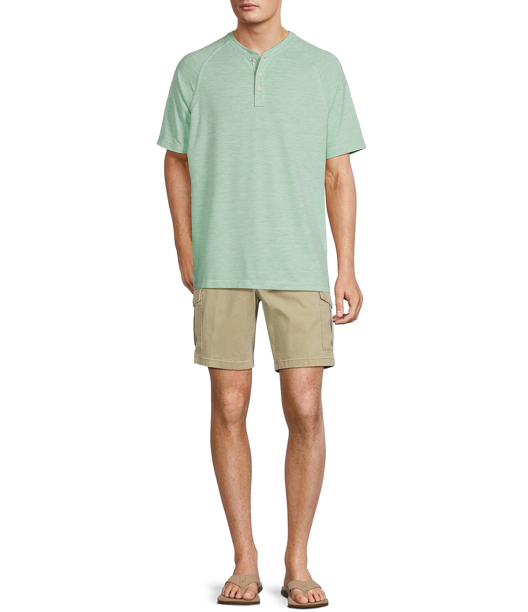 Tommy Bahama Coasta Vera Short Sleeve Henley T-Shirt