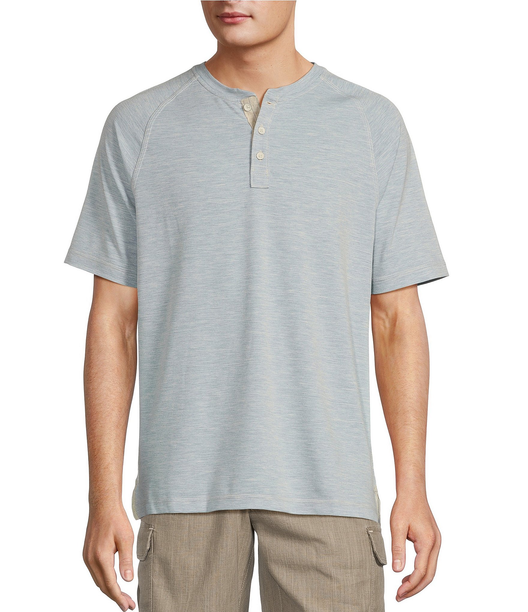 Tommy Bahama Coasta Vera Short Sleeve Henley T-Shirt