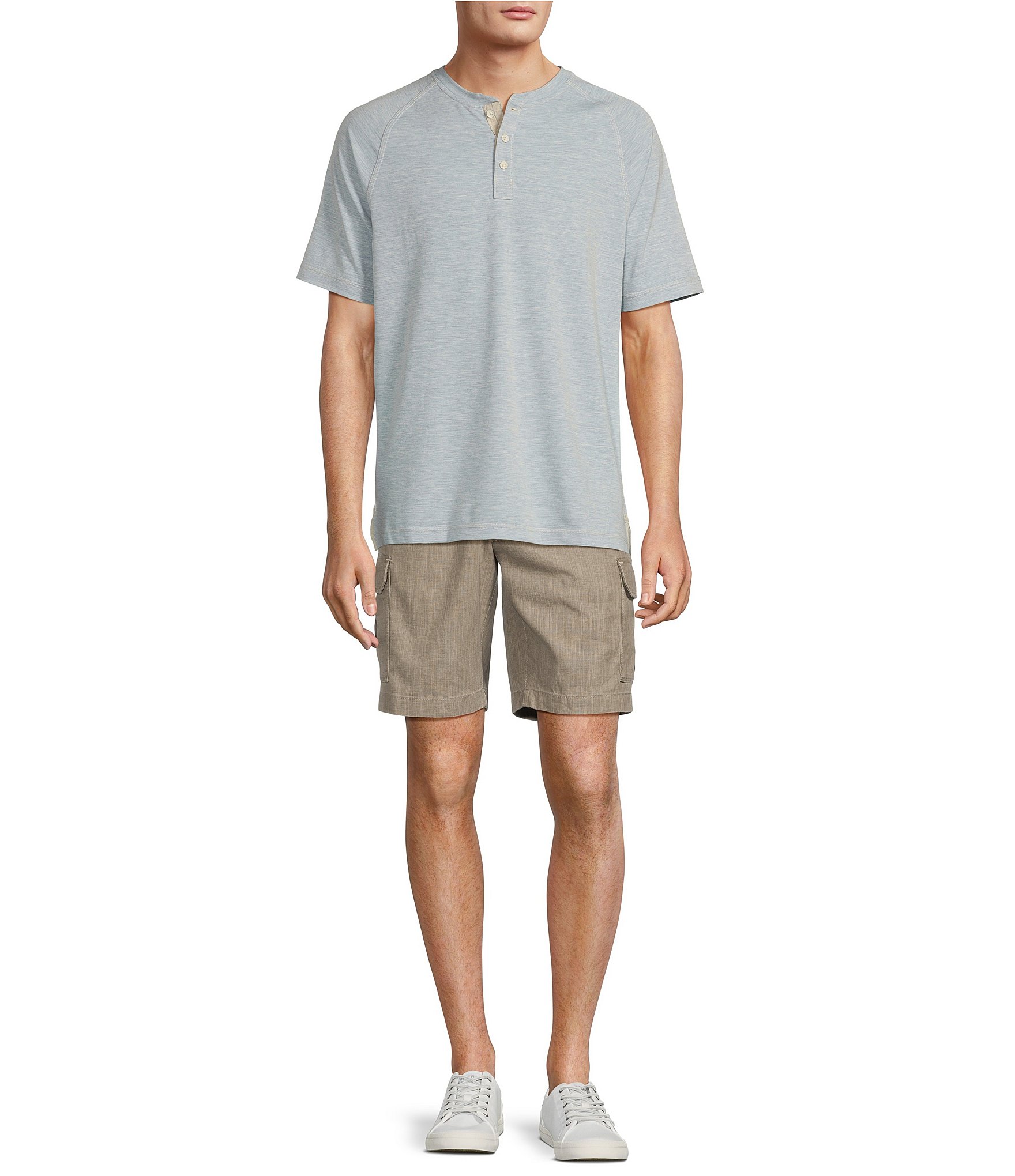 Tommy Bahama Coasta Vera Short Sleeve Henley T-Shirt