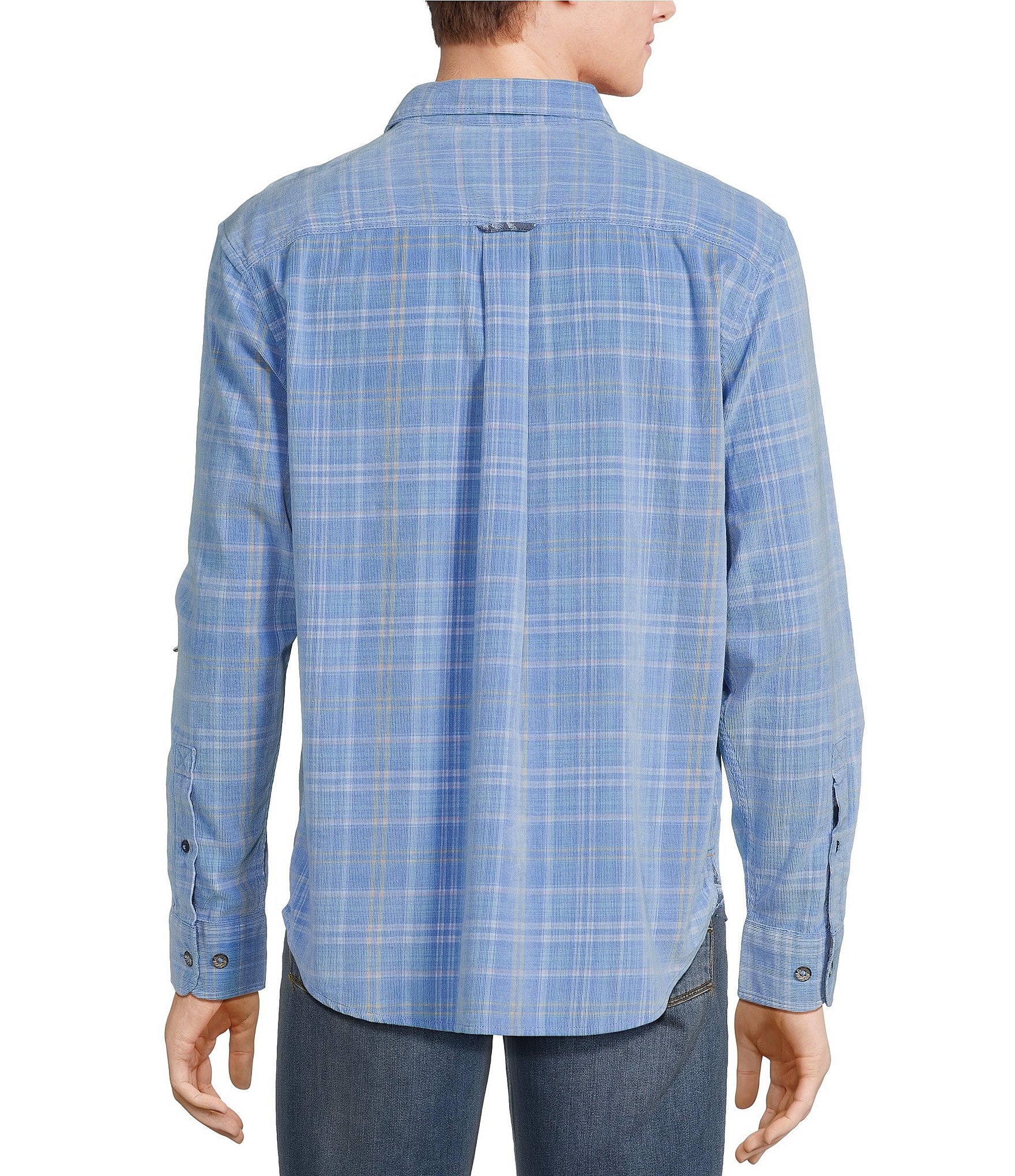 Tommy Bahama Coastline Cord Bisa Check Long Sleeve Woven Shirt