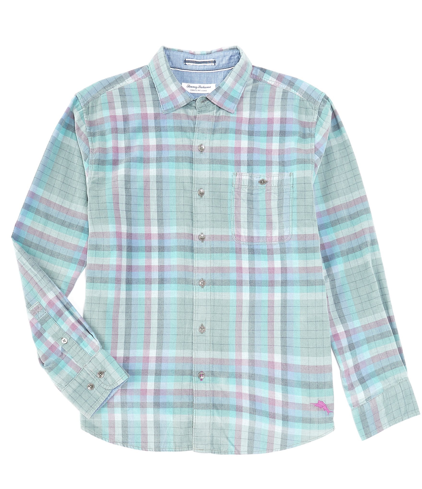 Tommy Bahama Long Sleeve Solid Cord Shirt