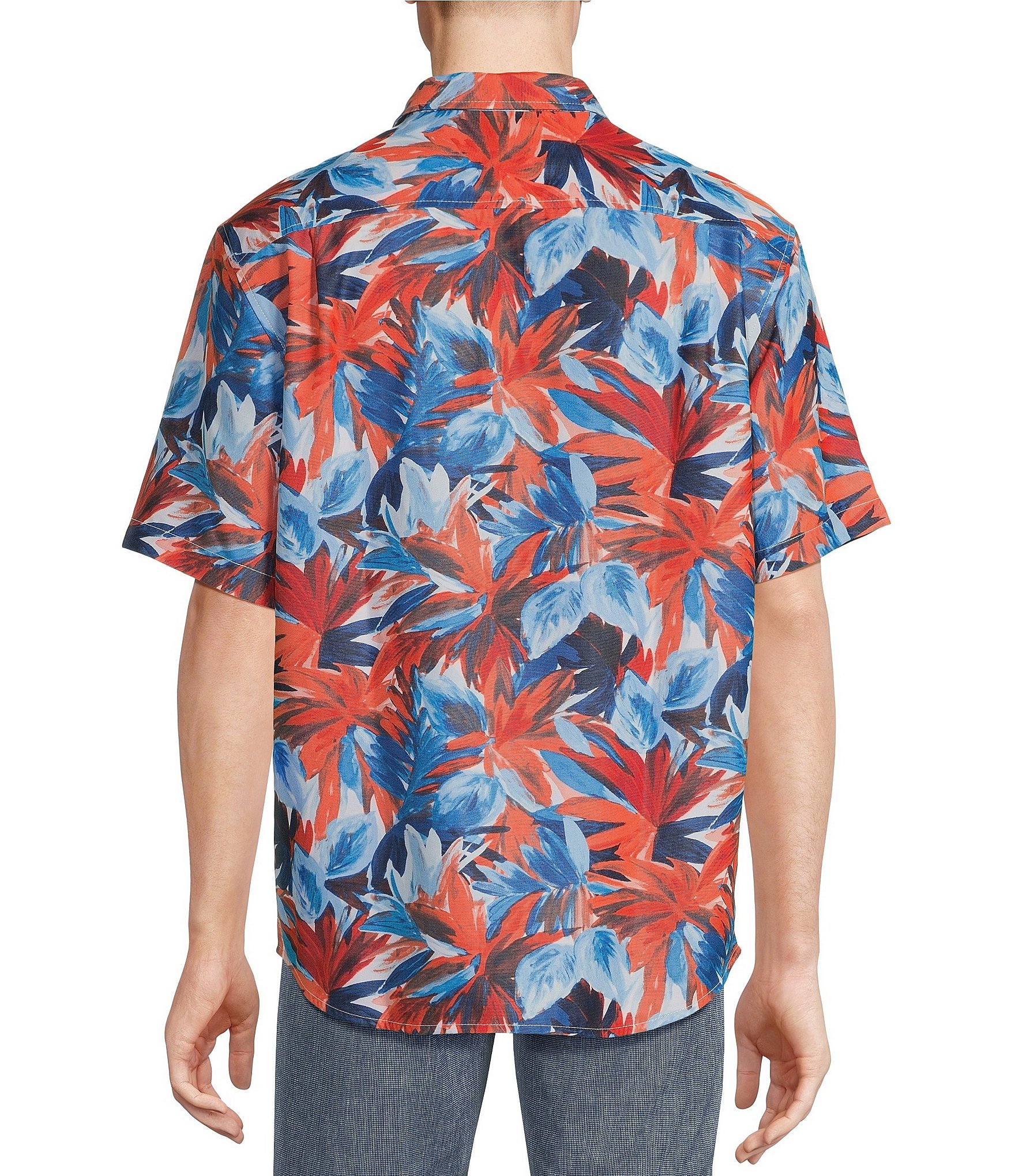 Tommy Bahama Coconut Point Firecracker Fronds Short Sleeve Woven Shirt