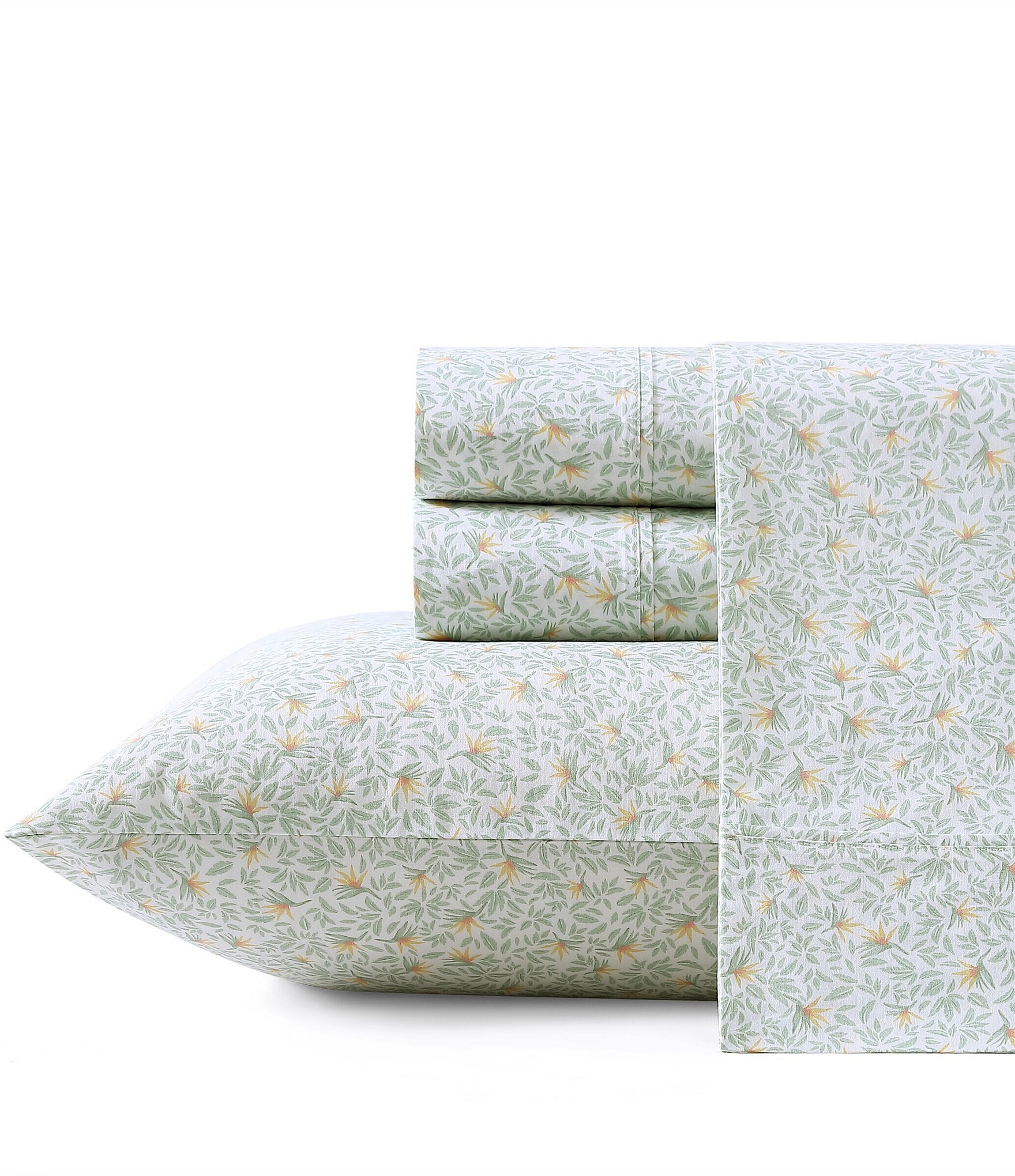 Tommy Bahama Crane Flower Cool Zone Cotton Percale Sheet Set