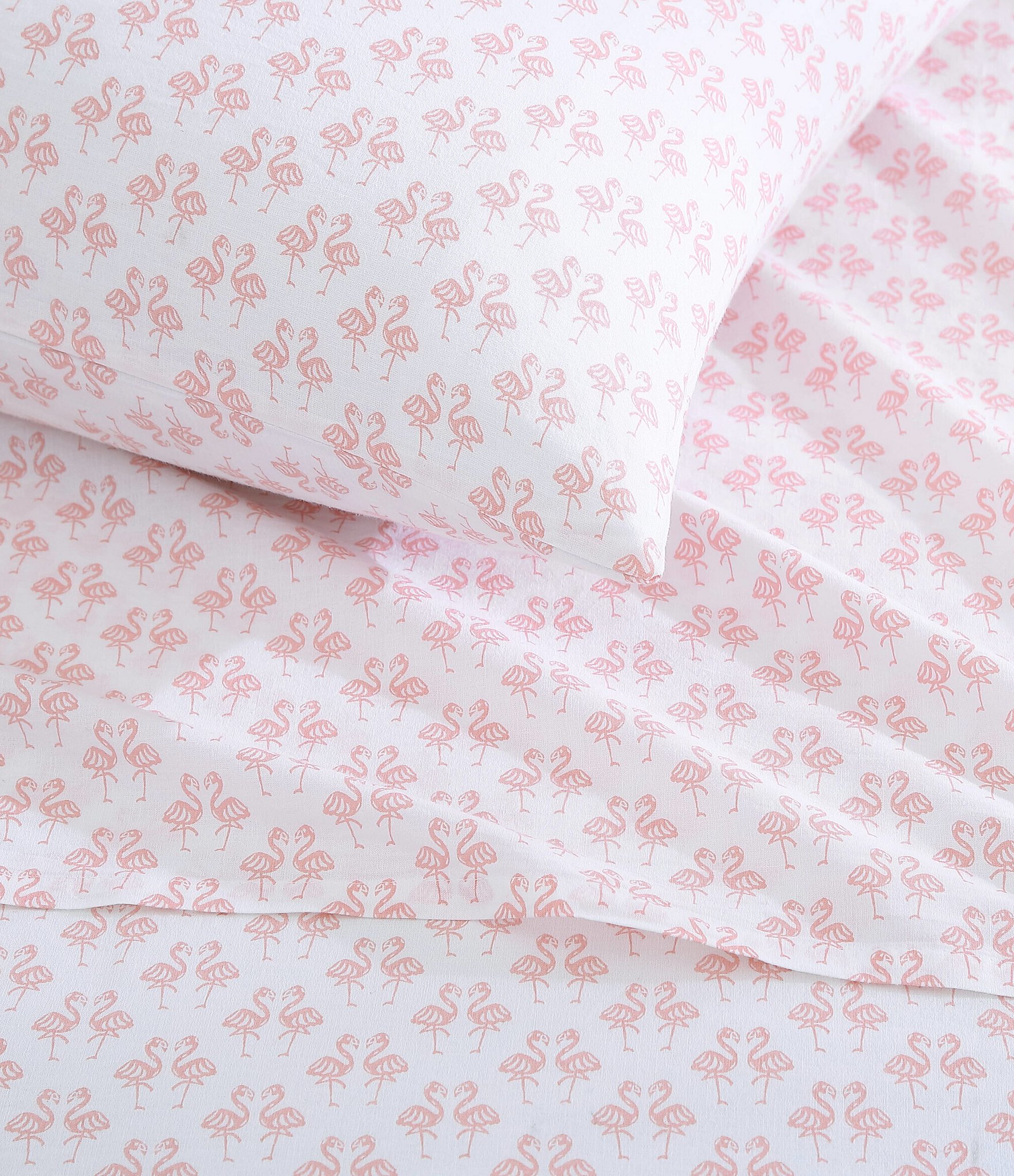 Tommy Bahama Flamingle Print Washed Cotton Sheet Set