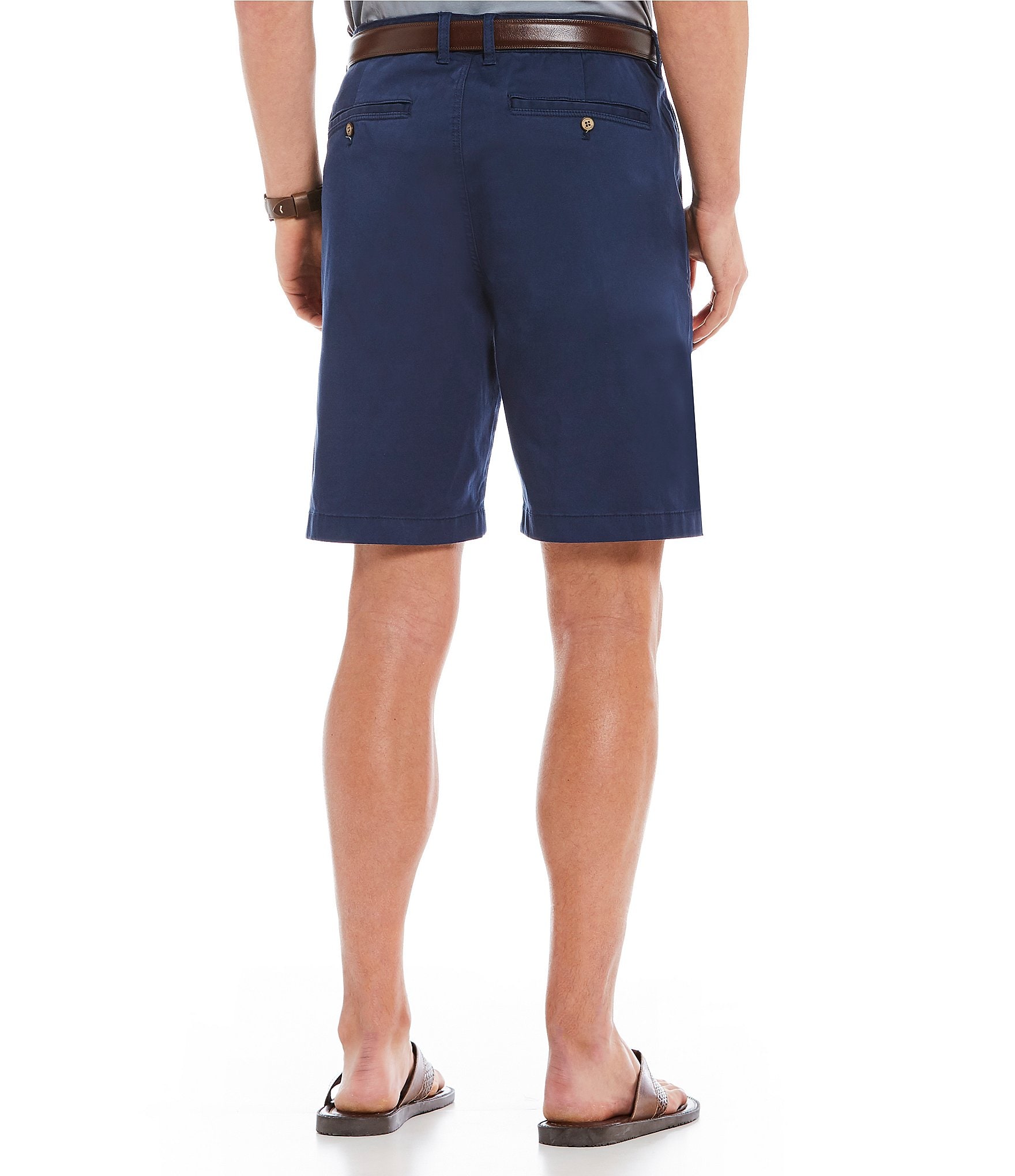 Tommy Bahama Flat Front Straight Fit Stretch Sateen 10#double; Inseam Boracay Shorts