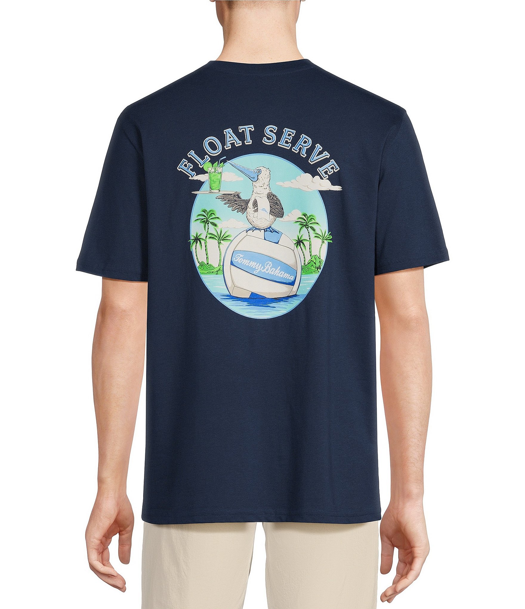 Tommy Bahama Float Serve Short Sleeve Graphic T-Shirt