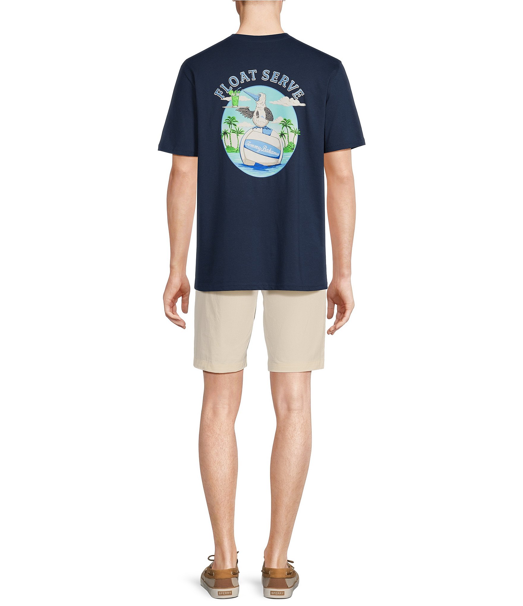 Tommy Bahama Float Serve Short Sleeve Graphic T-Shirt