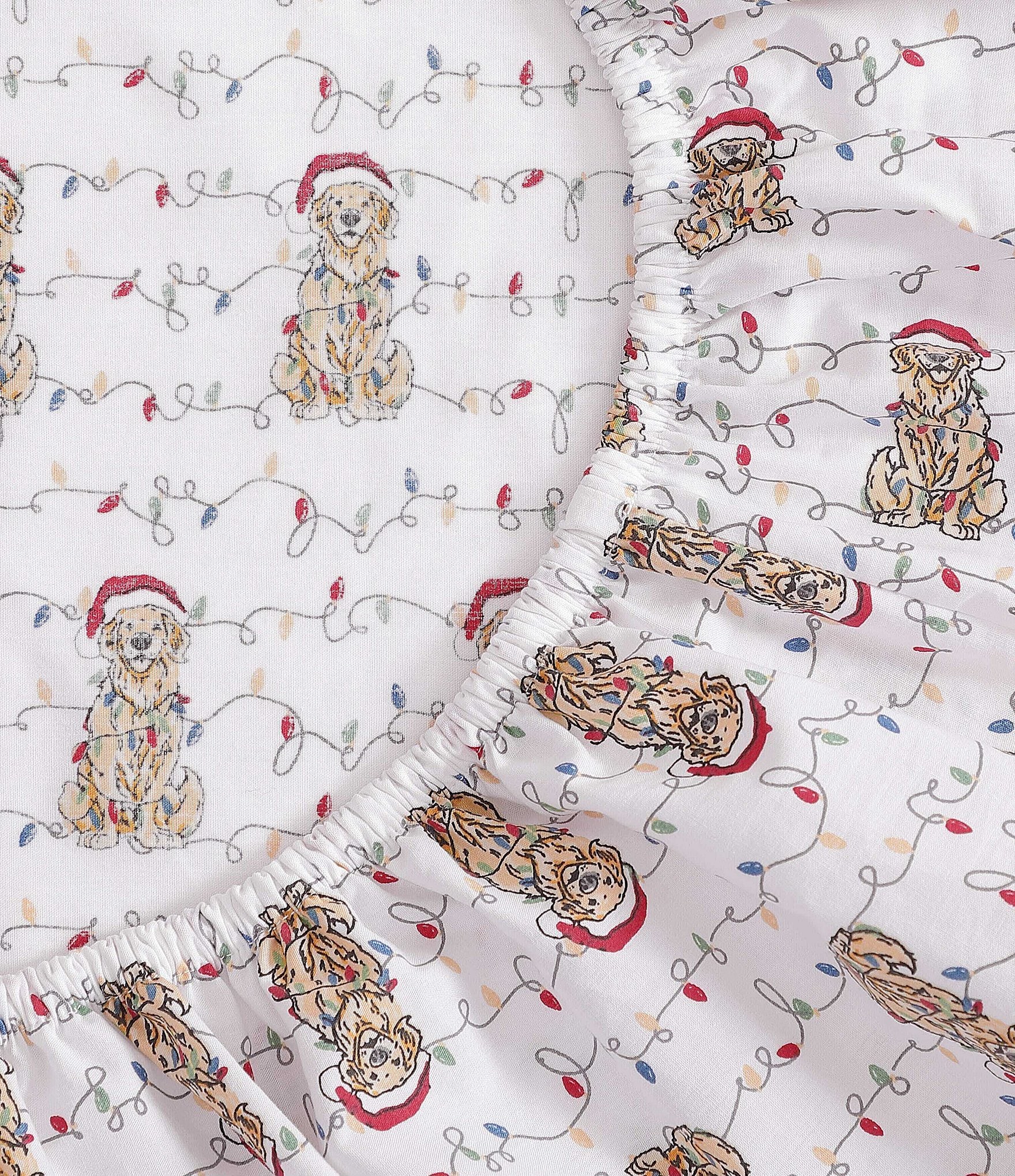 Tommy Bahama Holiday Wrapped Up Washed Cotton Percale Sheet Set