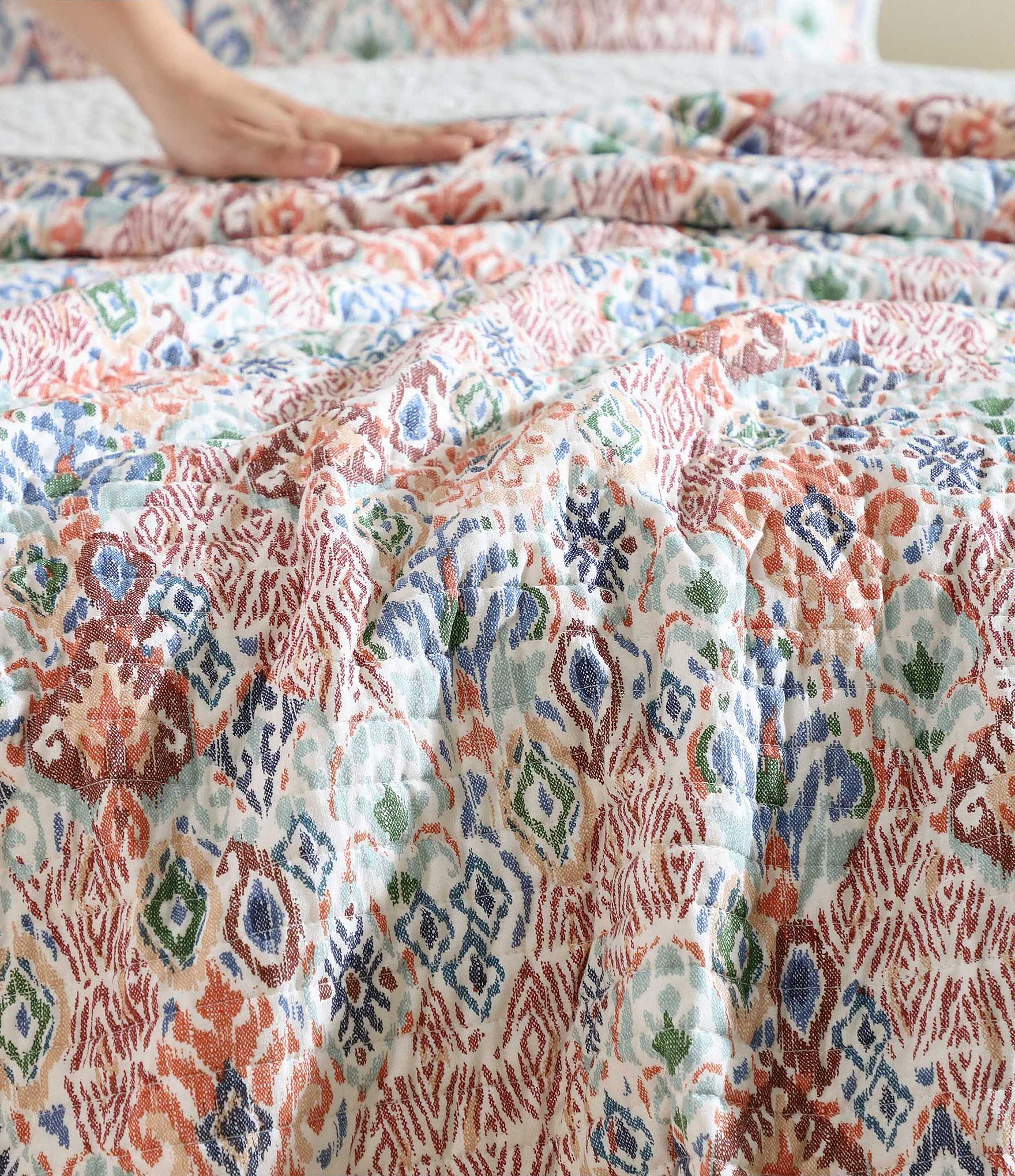 Tommy Bahama Ikat Tropics Reversible Quilt Mini Set