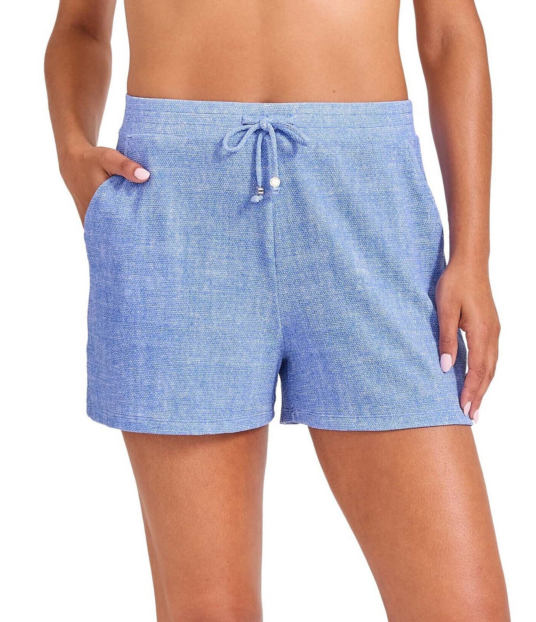 Tommy Bahama Oceanside Poplin Pull-On Shorts - Dk Sand main image 0