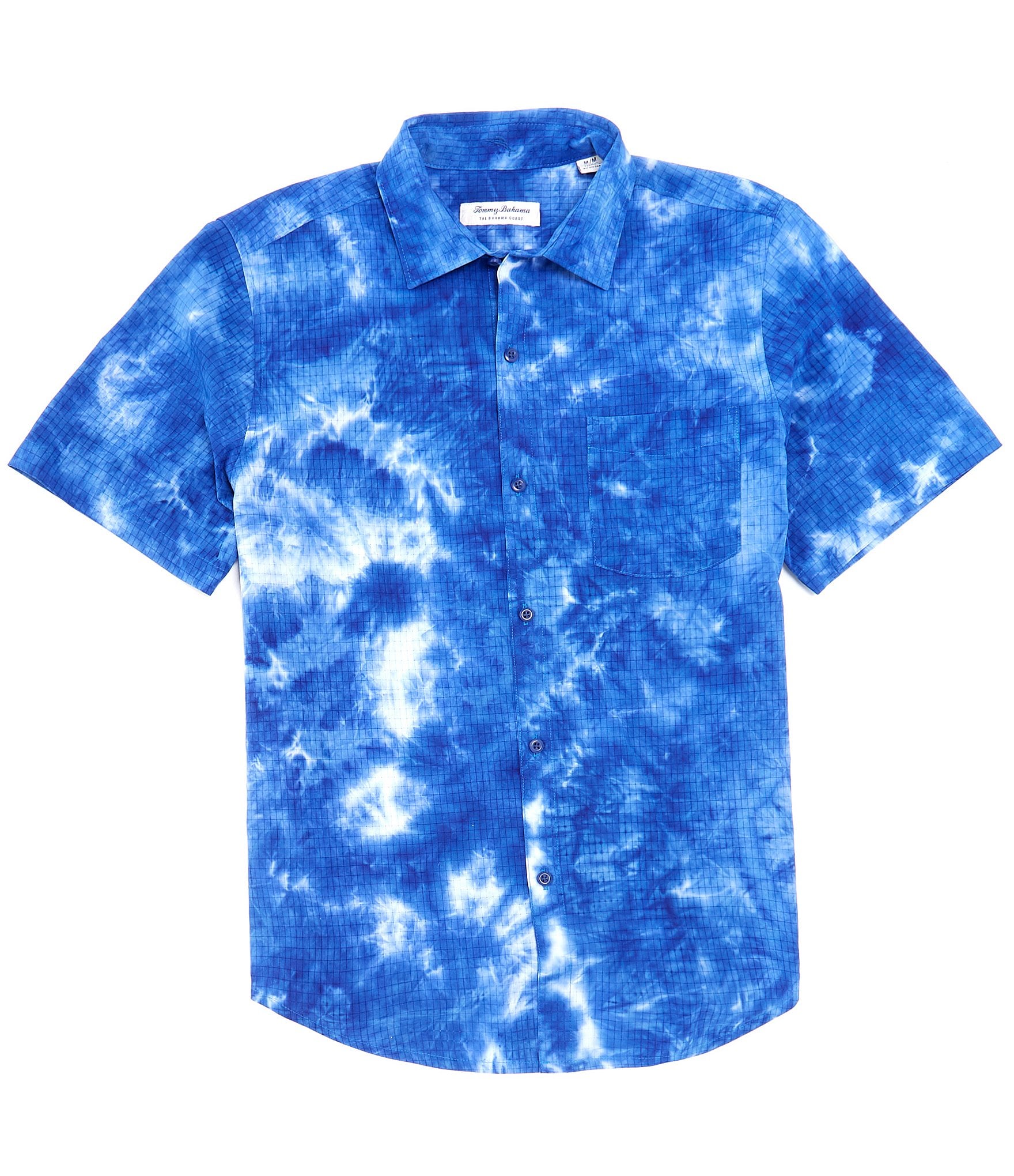 Tommy Bahama IslandZone® Bahama Coast Tie Dye Short Sleeve Woven Shirt ...