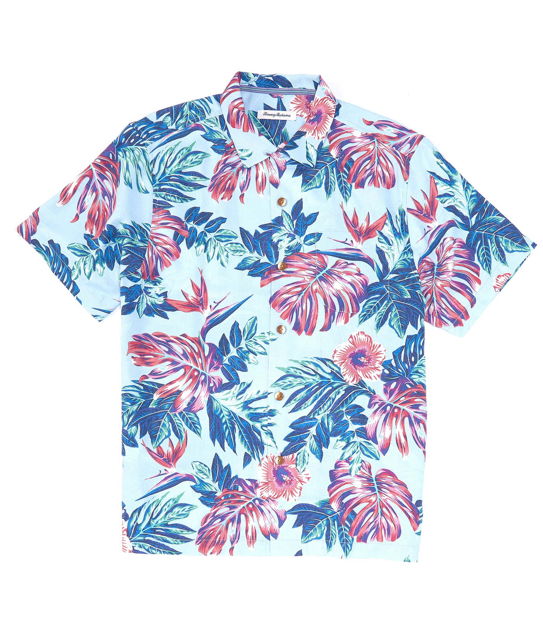 Tommy Bahama IslandZone Calaveras Fronds Short-Sleeve Woven Shirt ...