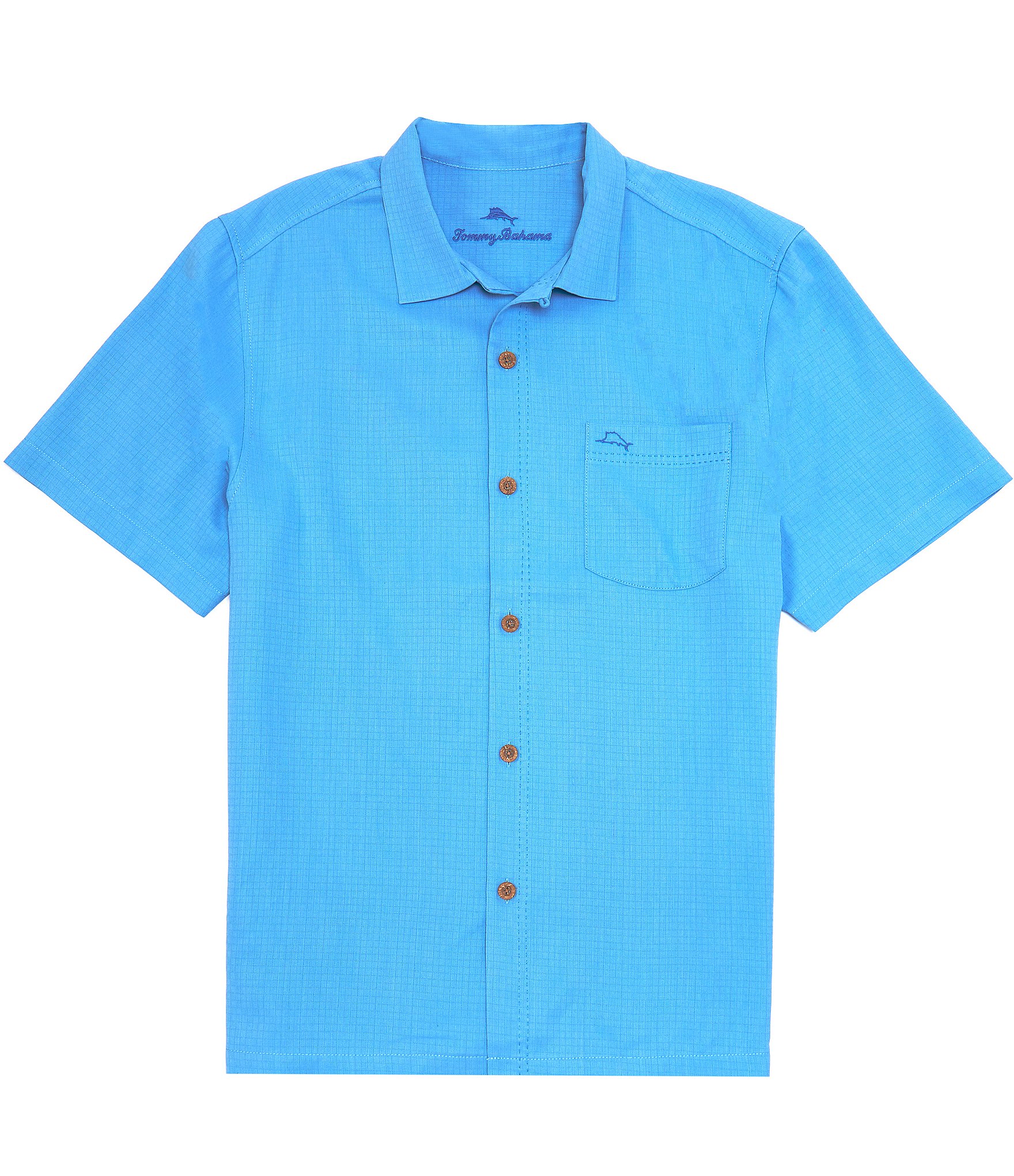 Tommy Bahama IslandZone Coastal Breeze Check Short Sleeve Woven Shirt ...
