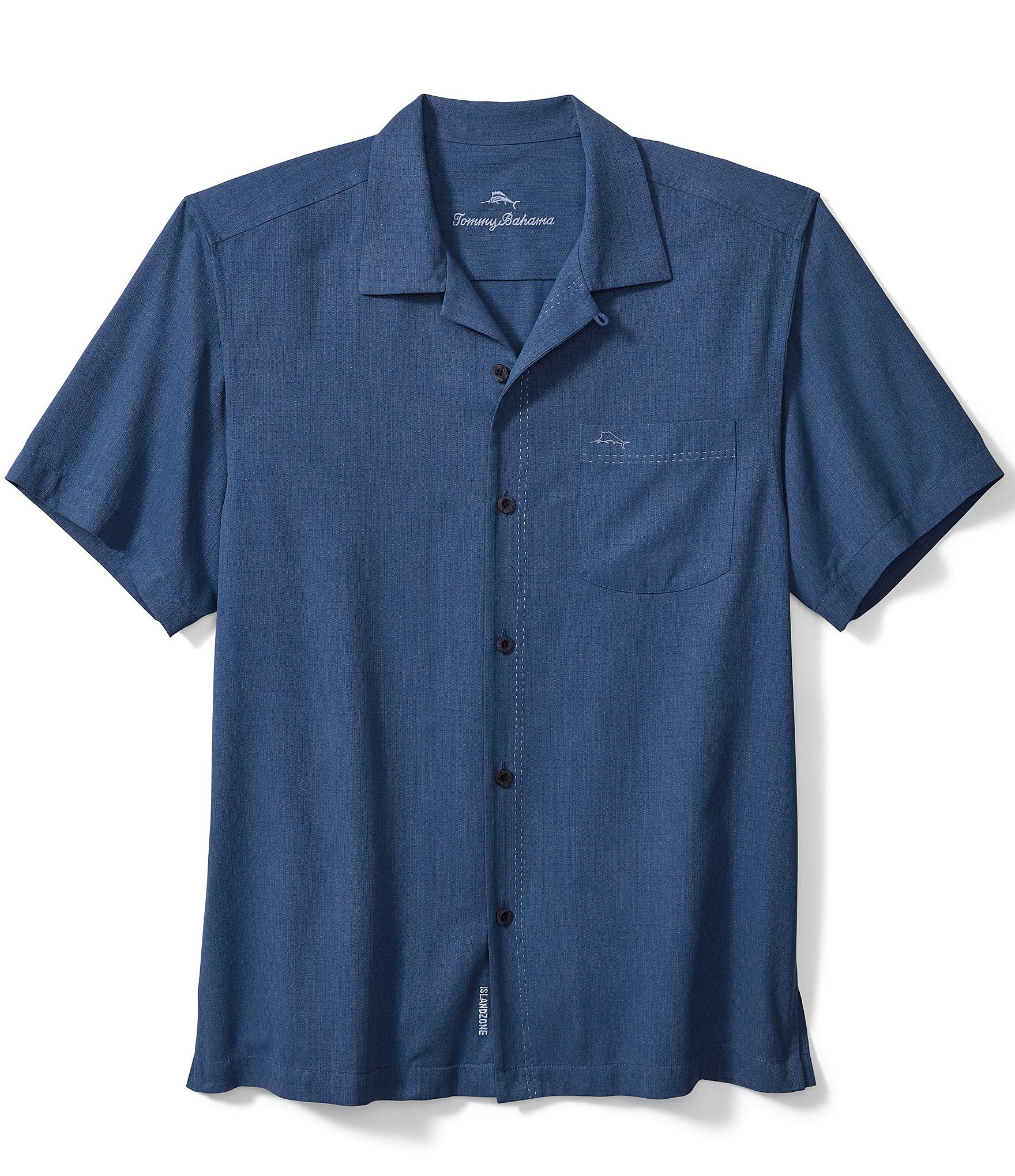 Tommy Bahama IslandZone Coastal Breeze Tonal Check Short Sleeve Woven Shirt