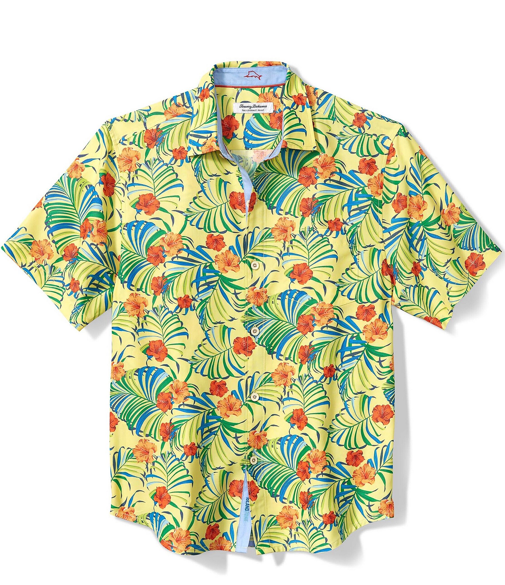 Men's Tommy Bahama Red Tampa Bay Buccaneers Coconut Point Playa Floral  IslandZone Button-Up Shirt