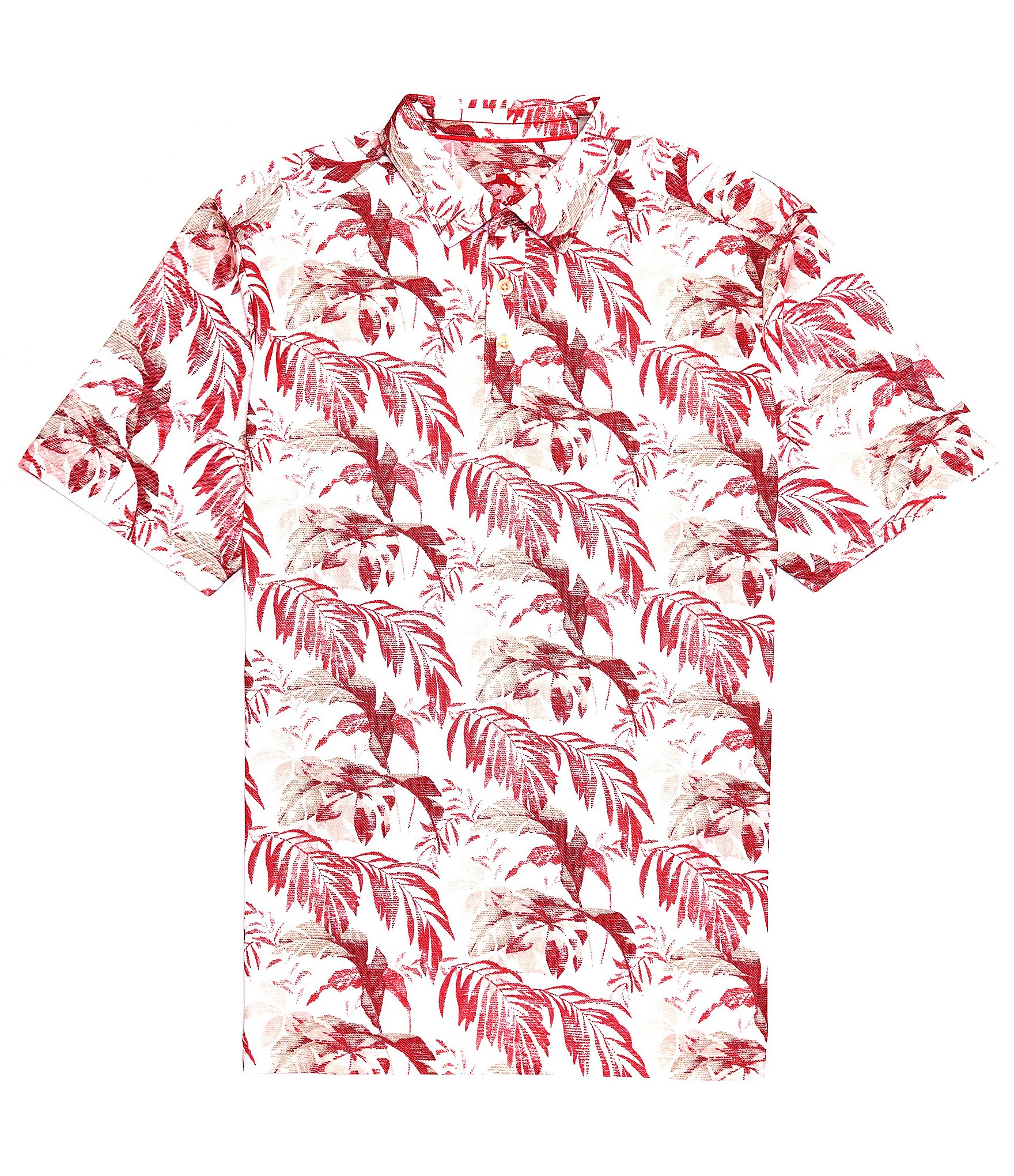 Tommy Bahama IslandZone Floating Fronds Short Sleeve Polo Shirt | Dillard's