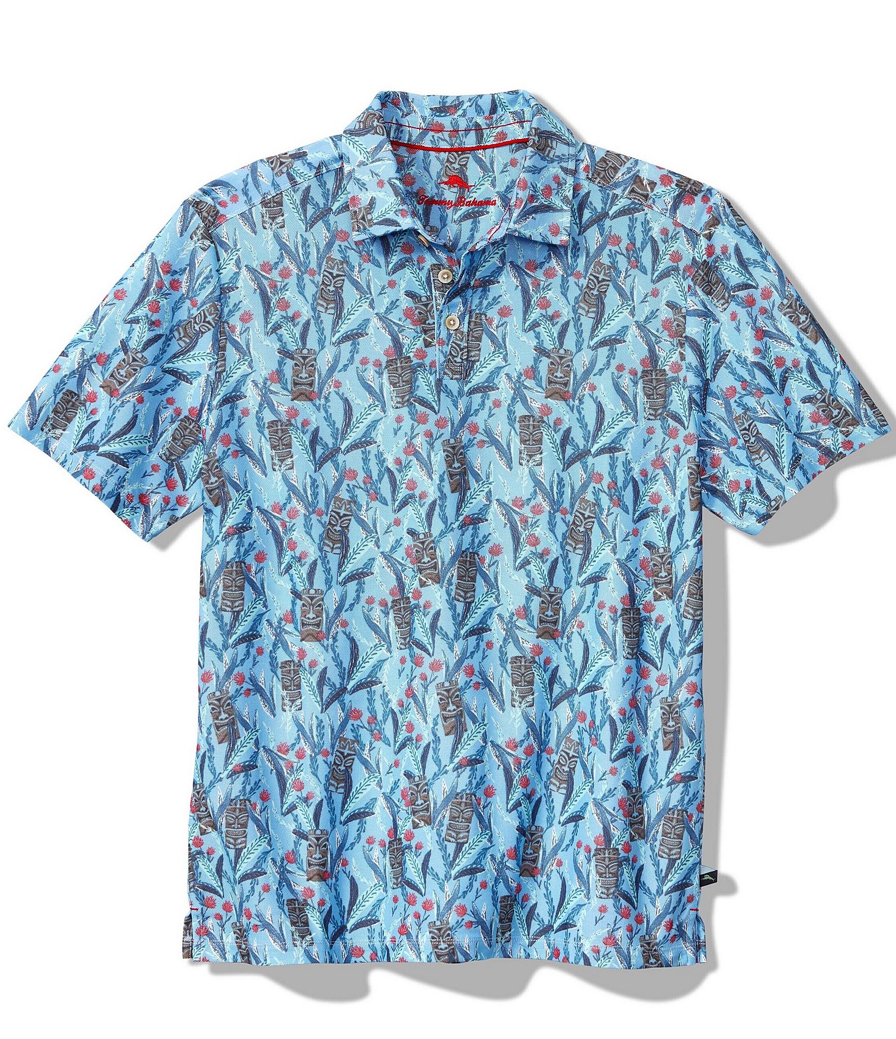 Tommy Bahama IslandZone Nan-Tiki Short Sleeve Polo Shirt | Dillard's