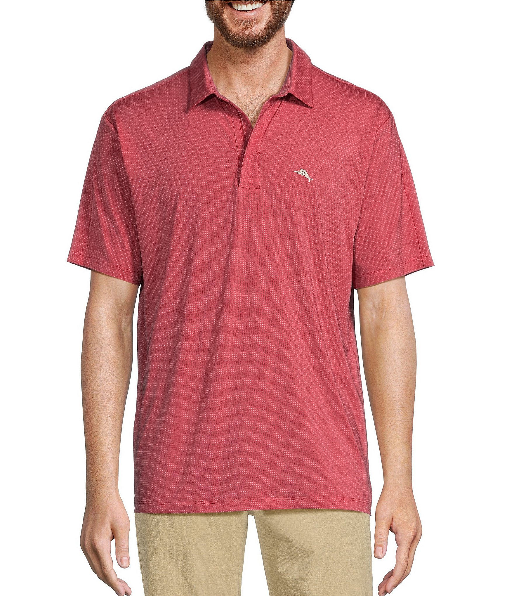 Tommy Bahama IslandZone®Short Sleeve Palm Desert Oasis Polo Shirt