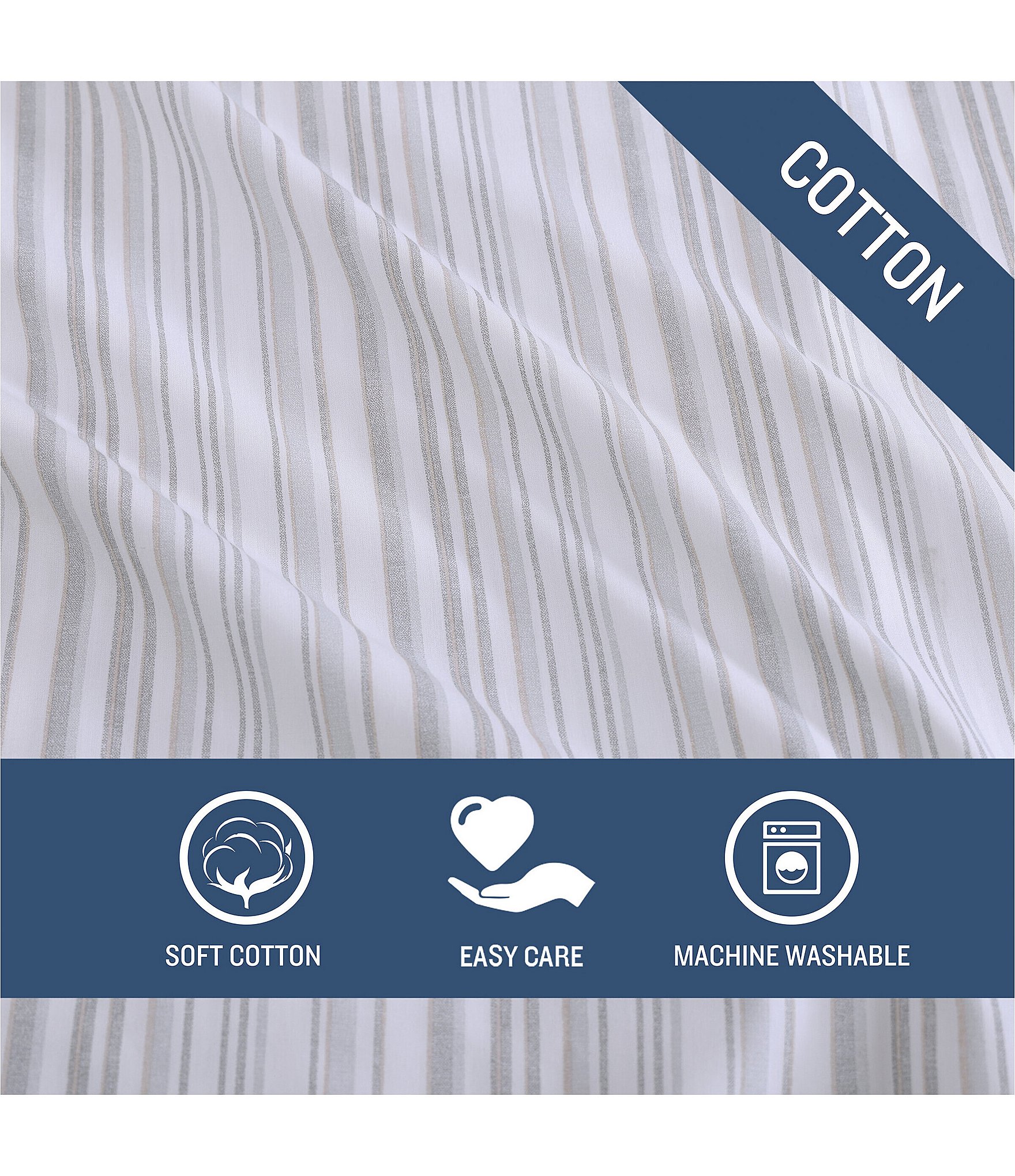 Tommy Bahama Kahanu Striped Cotton Percale Sheet Set