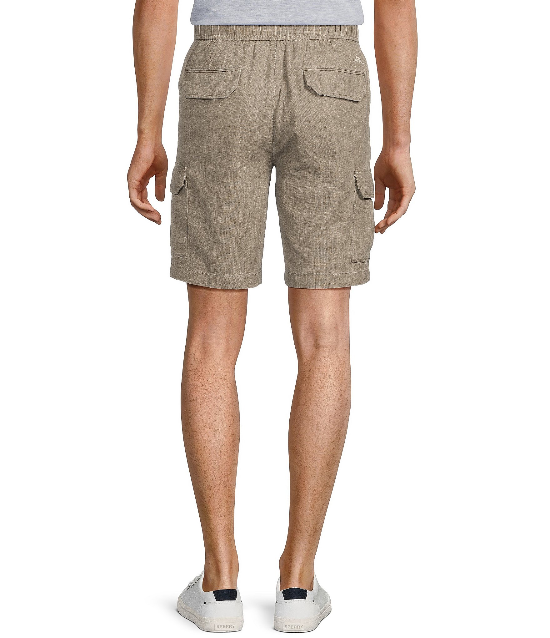 Tommy Bahama Linen The Dream 10#double; Inseam Cargo Shorts