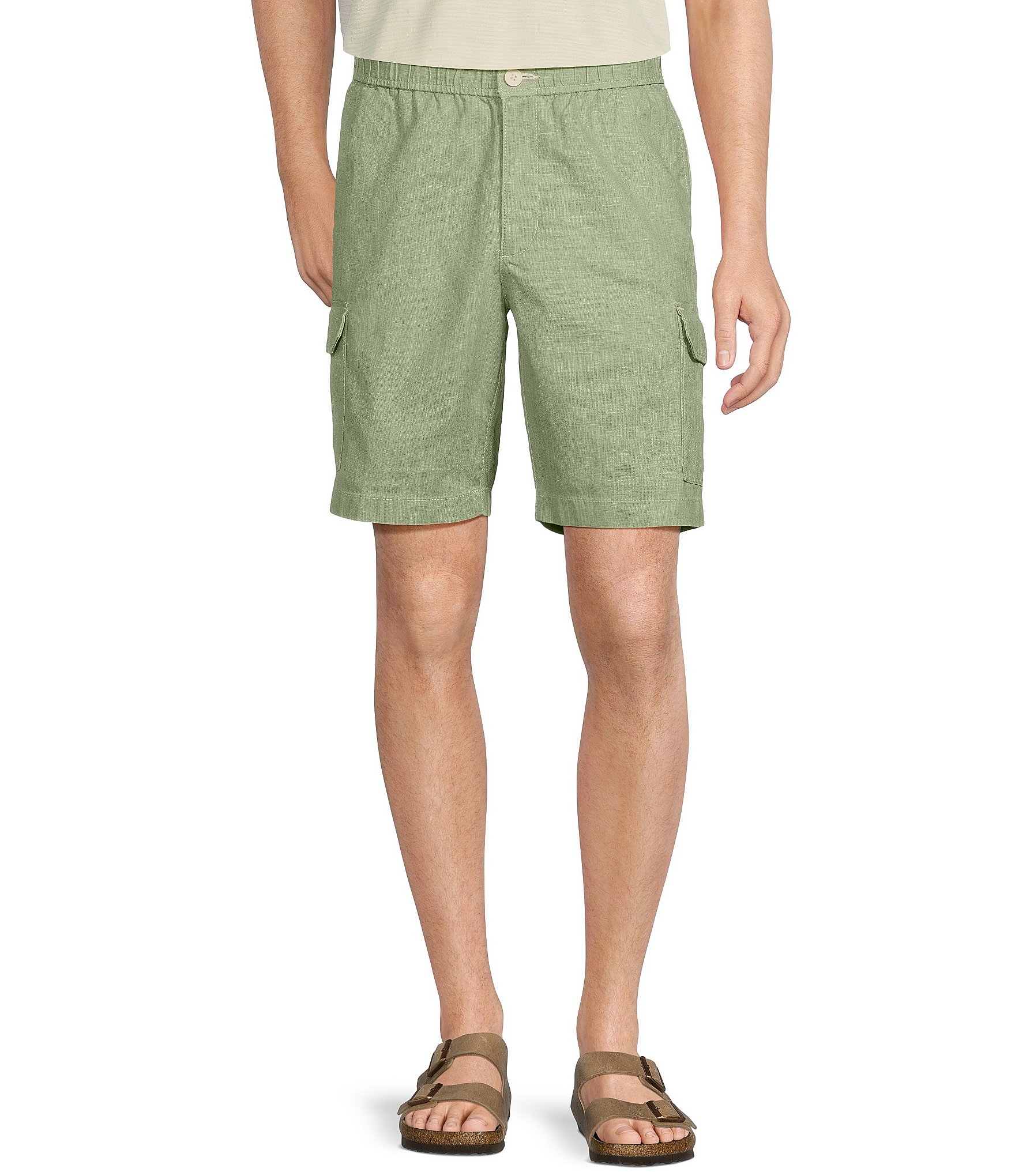 Tommy Bahama Linen The Dream 10#double; Inseam Cargo Shorts