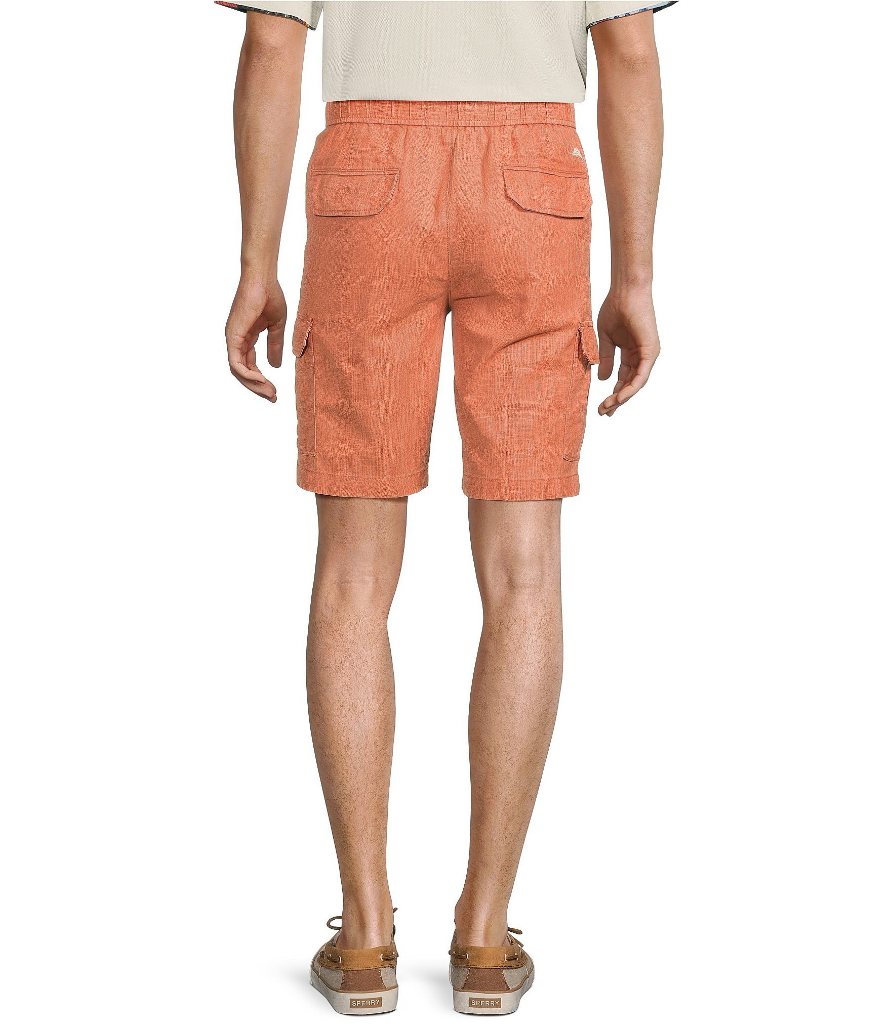 Tommy Bahama Linen The Dream 10#double; Inseam Cargo Shorts