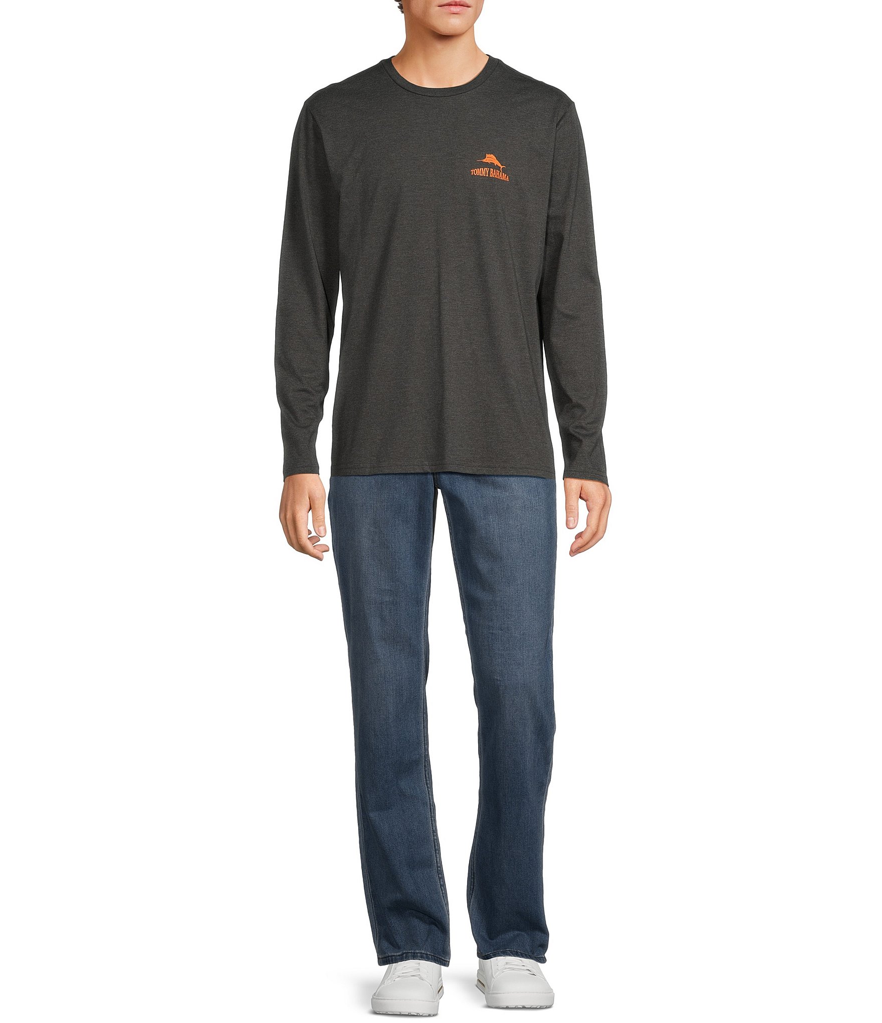 Tommy Bahama Long Sleeve The Spirits Are Calling T-Shirt