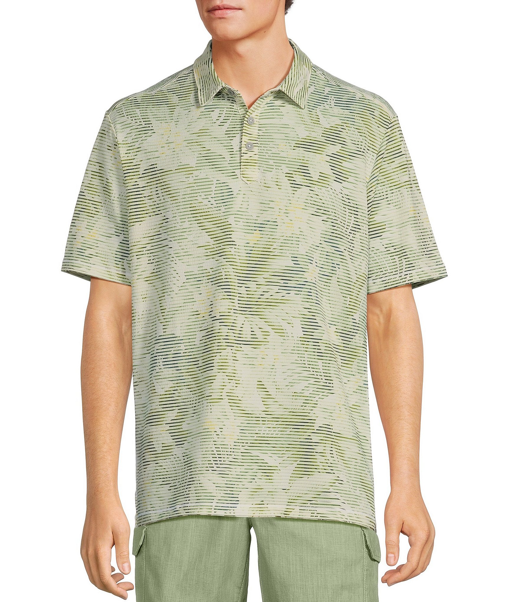 Tommy Bahama Lush Lines Short Sleeve Polo Shirt