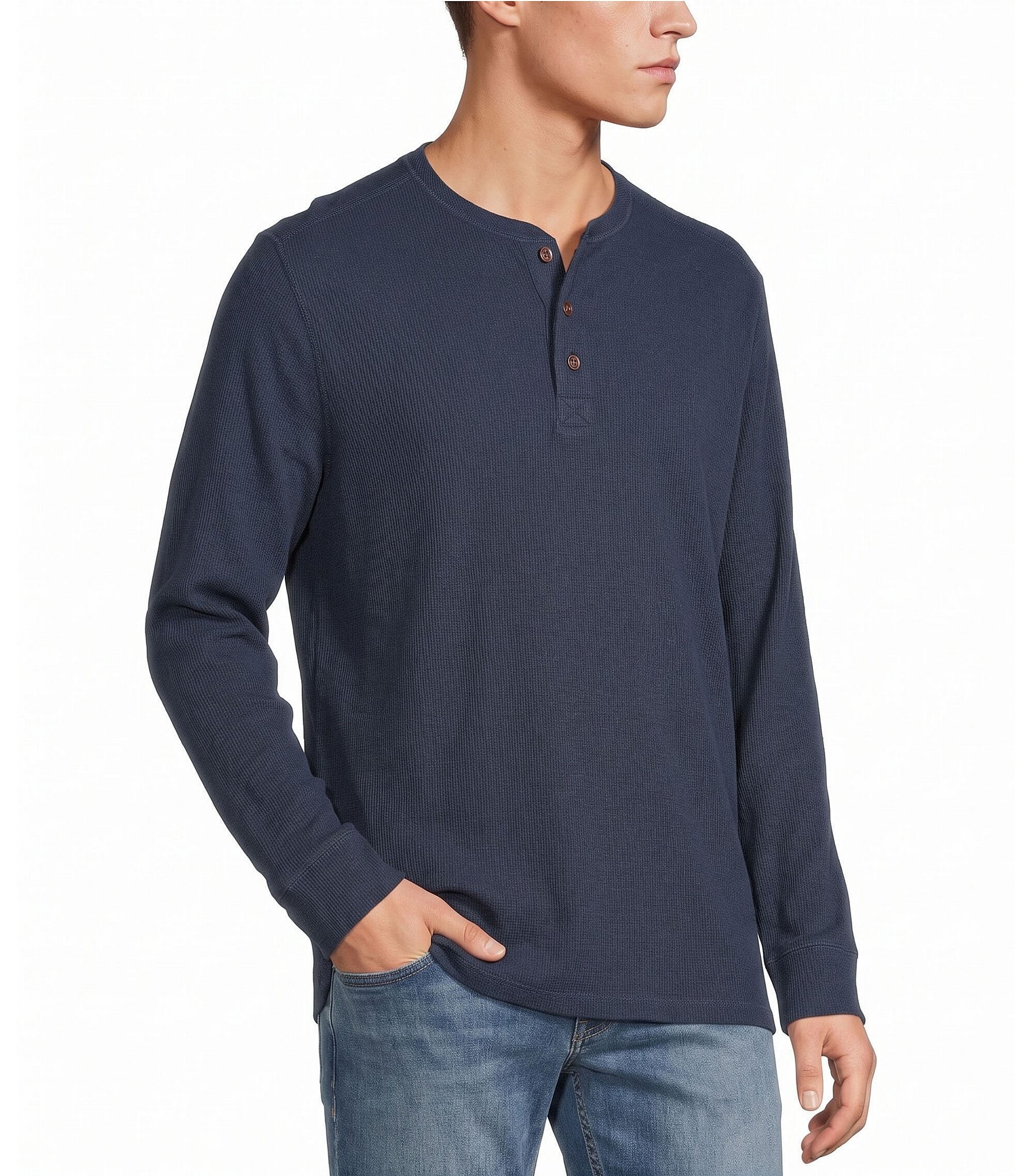 Tommy Bahama Mesa Sands Long Sleeve Henley Shirt