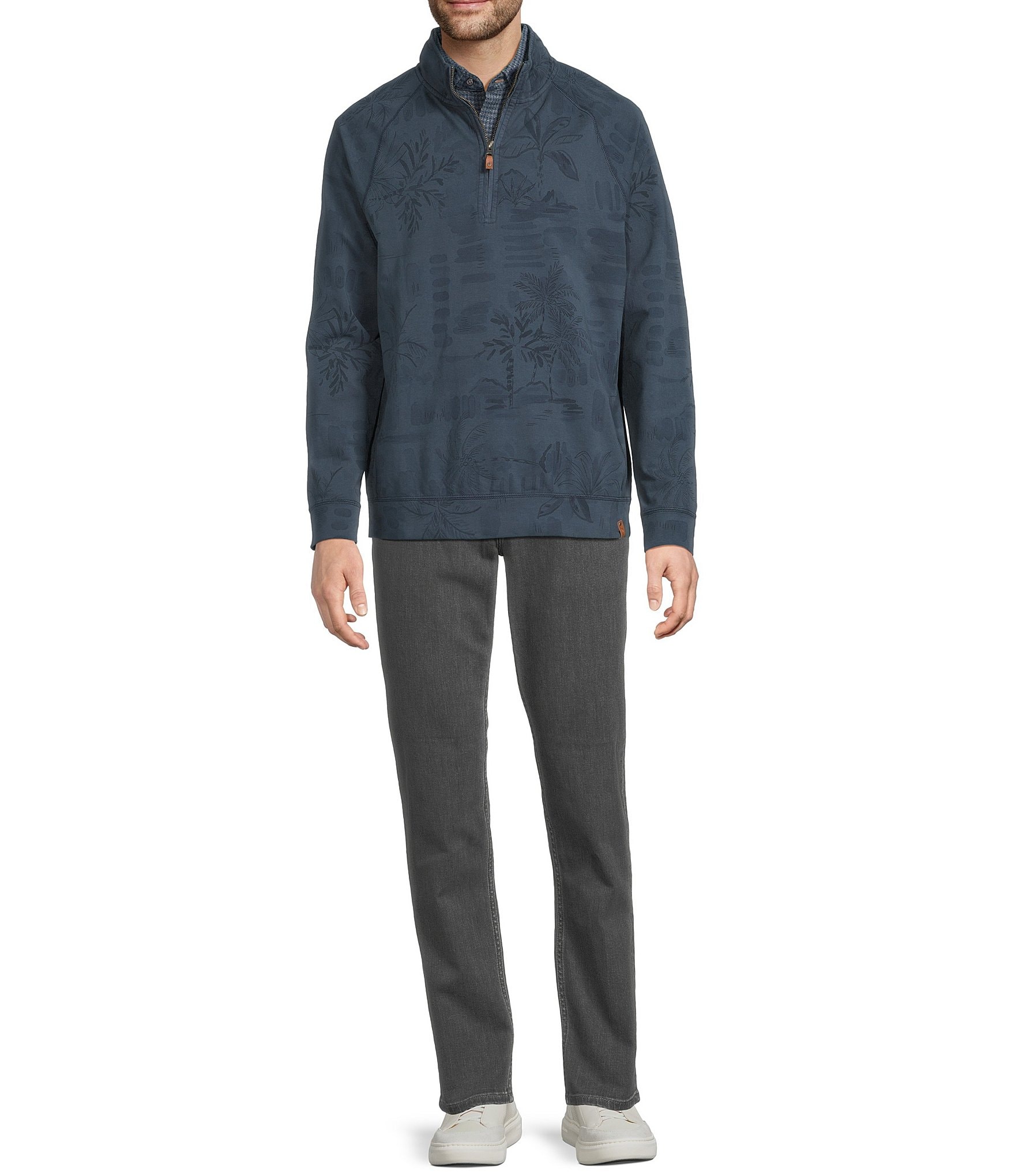 Tommy Bahama Midnight Shade Half-Zip Pullover
