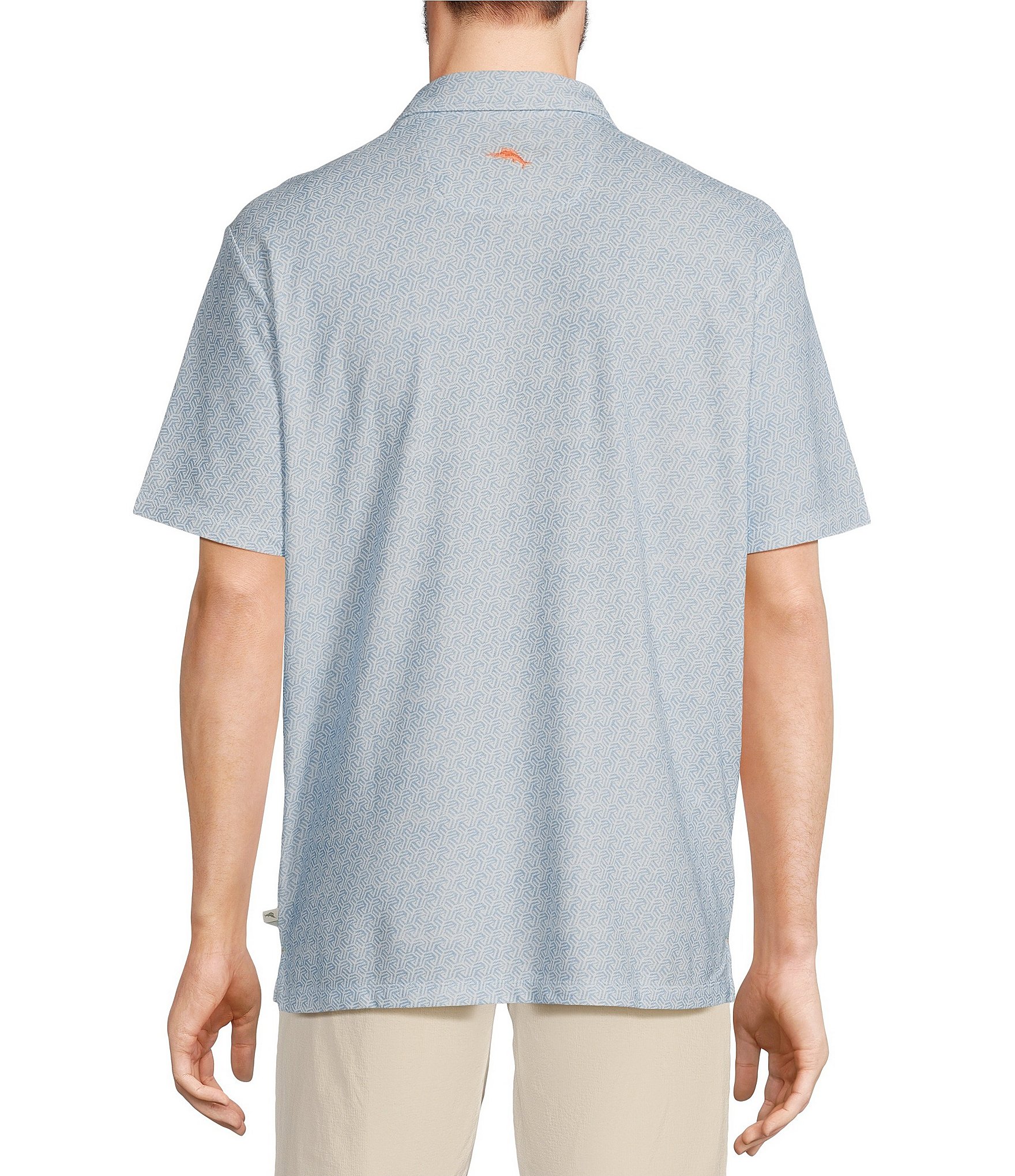 Tommy Bahama Mod Palm Geo Short Sleeve Polo Shirt