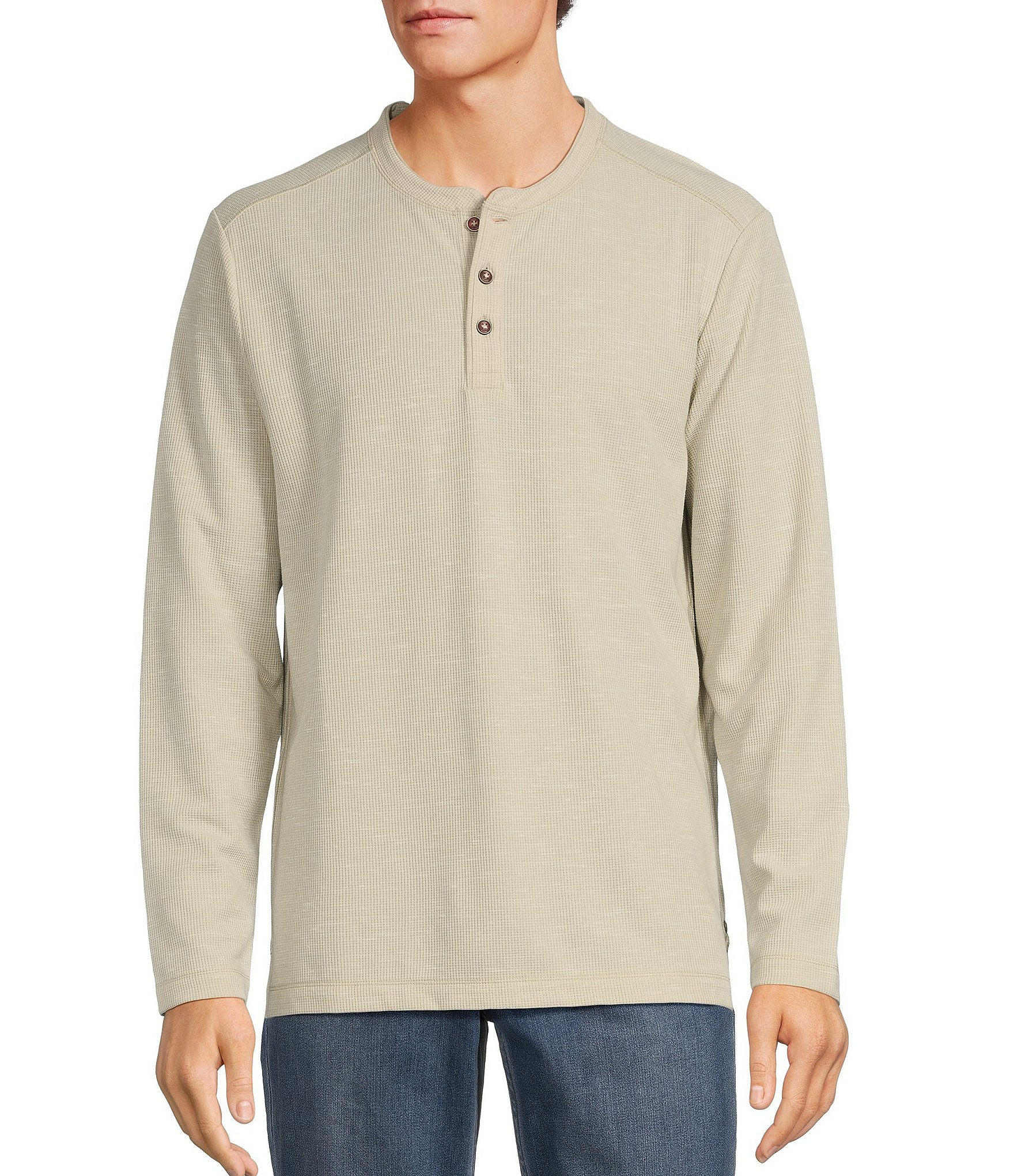 Tommy Bahama Morro Beach Long Sleeve Henley T-Shirt