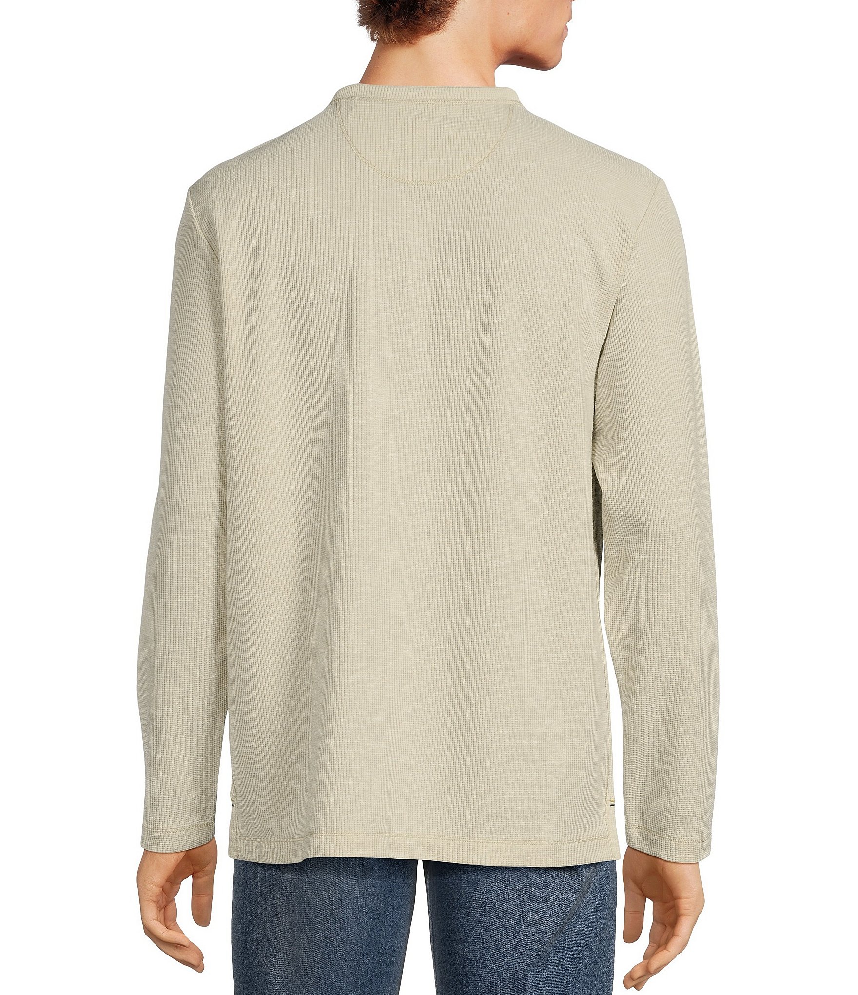 Tommy Bahama Morro Beach Long Sleeve Henley T-Shirt