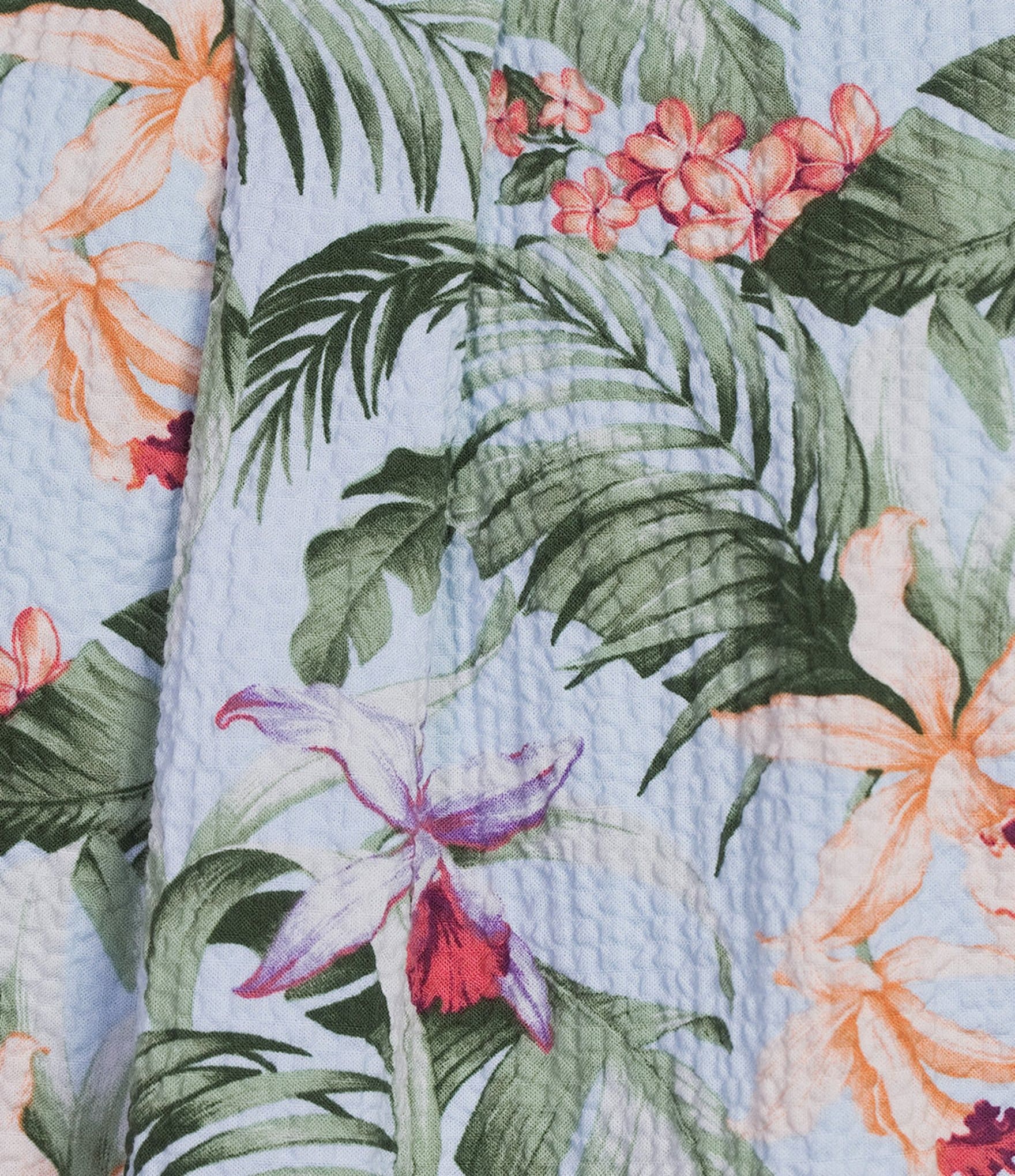 Tommy Bahama Nova Wave Blue Sky Vines Short Sleeve Woven Shirt
